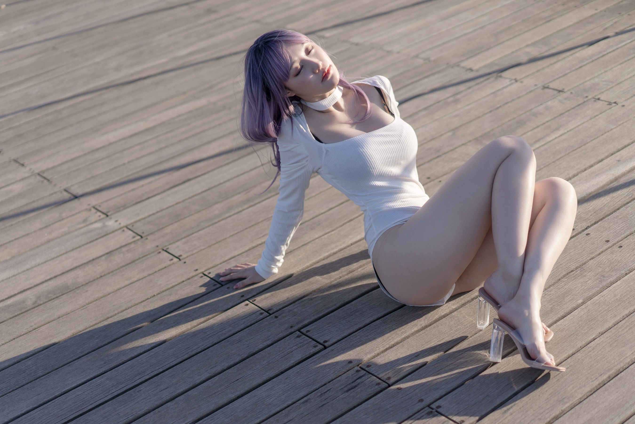 [网红COSER写真] 动漫博主脱尾巴Mizuki - 天台第10张