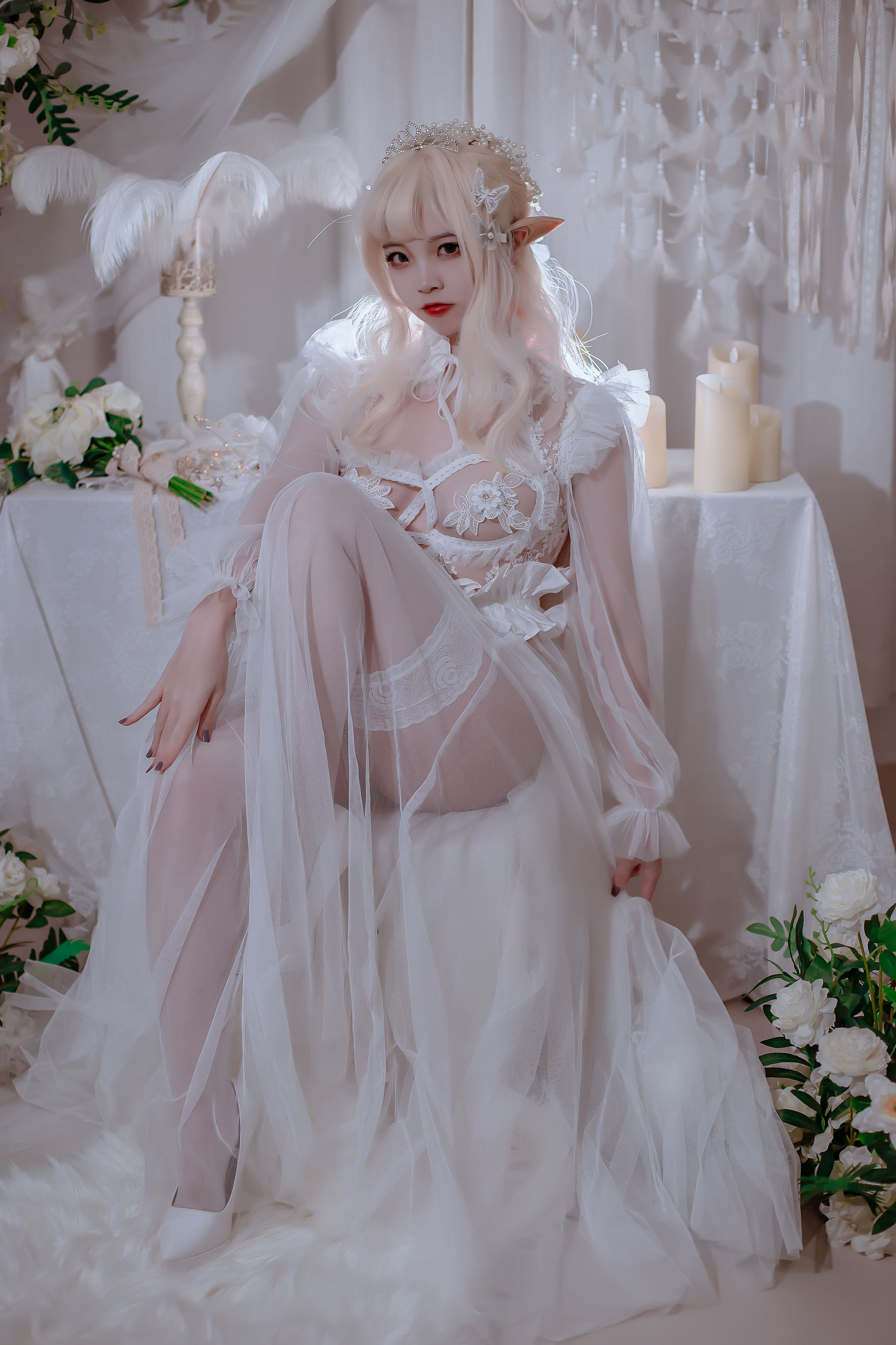 [网红COSER写真] 人气Coser二佐Nisa - 精灵公主第10张