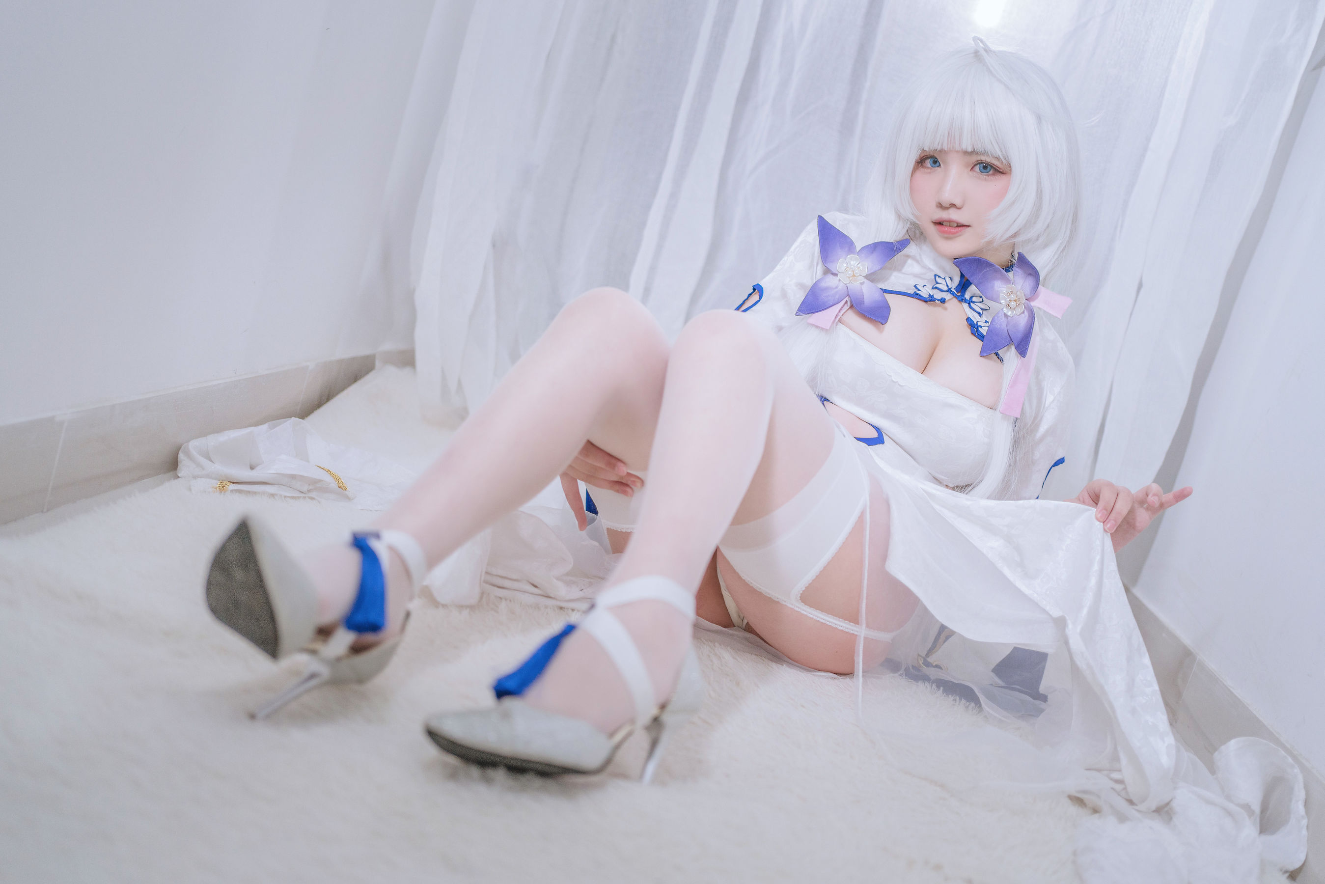 [COS福利] 阿半今天很开心 - 光辉旗袍第12张