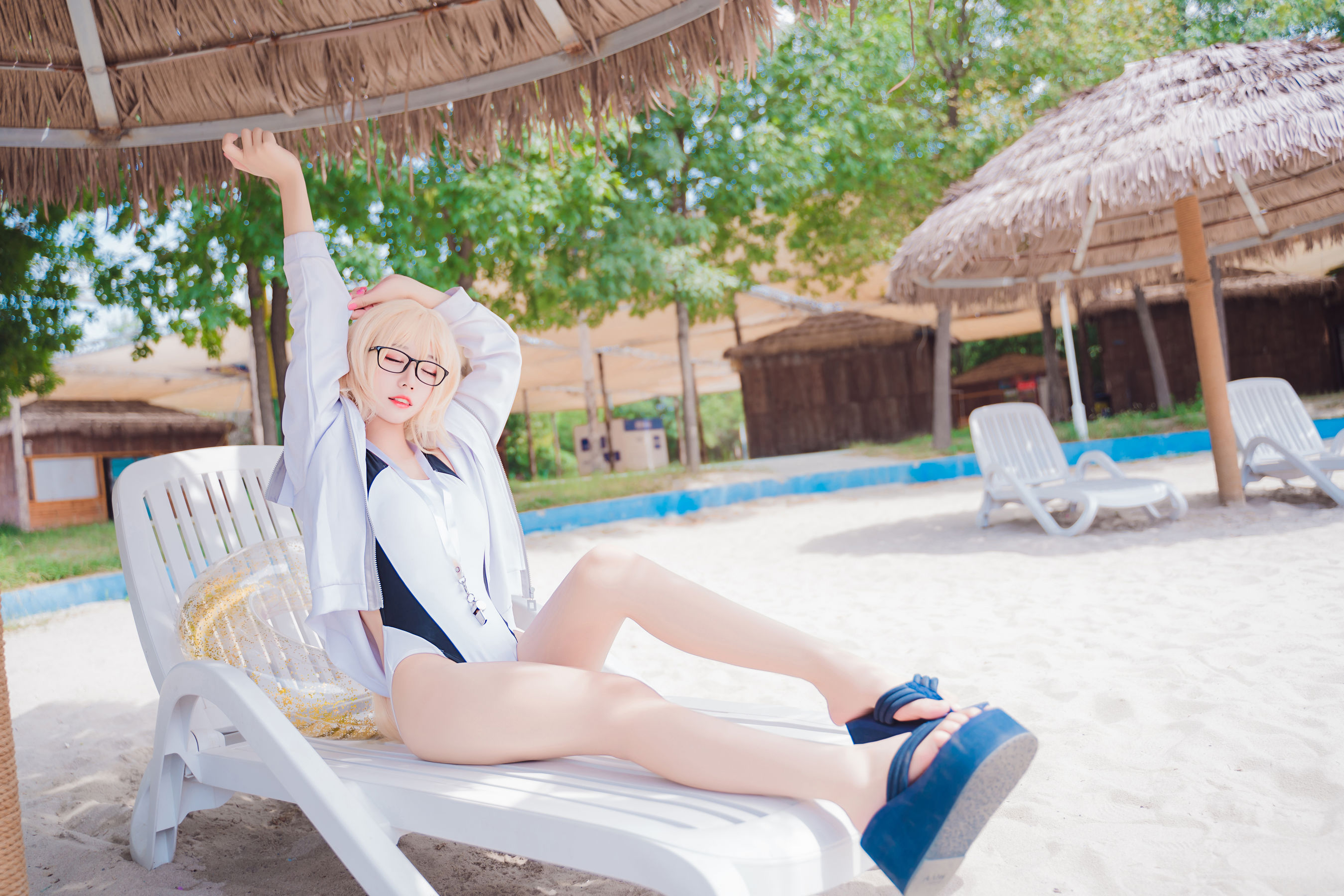 [COS福利] 猫君君MaoJun - 贞德竞技泳装第4张