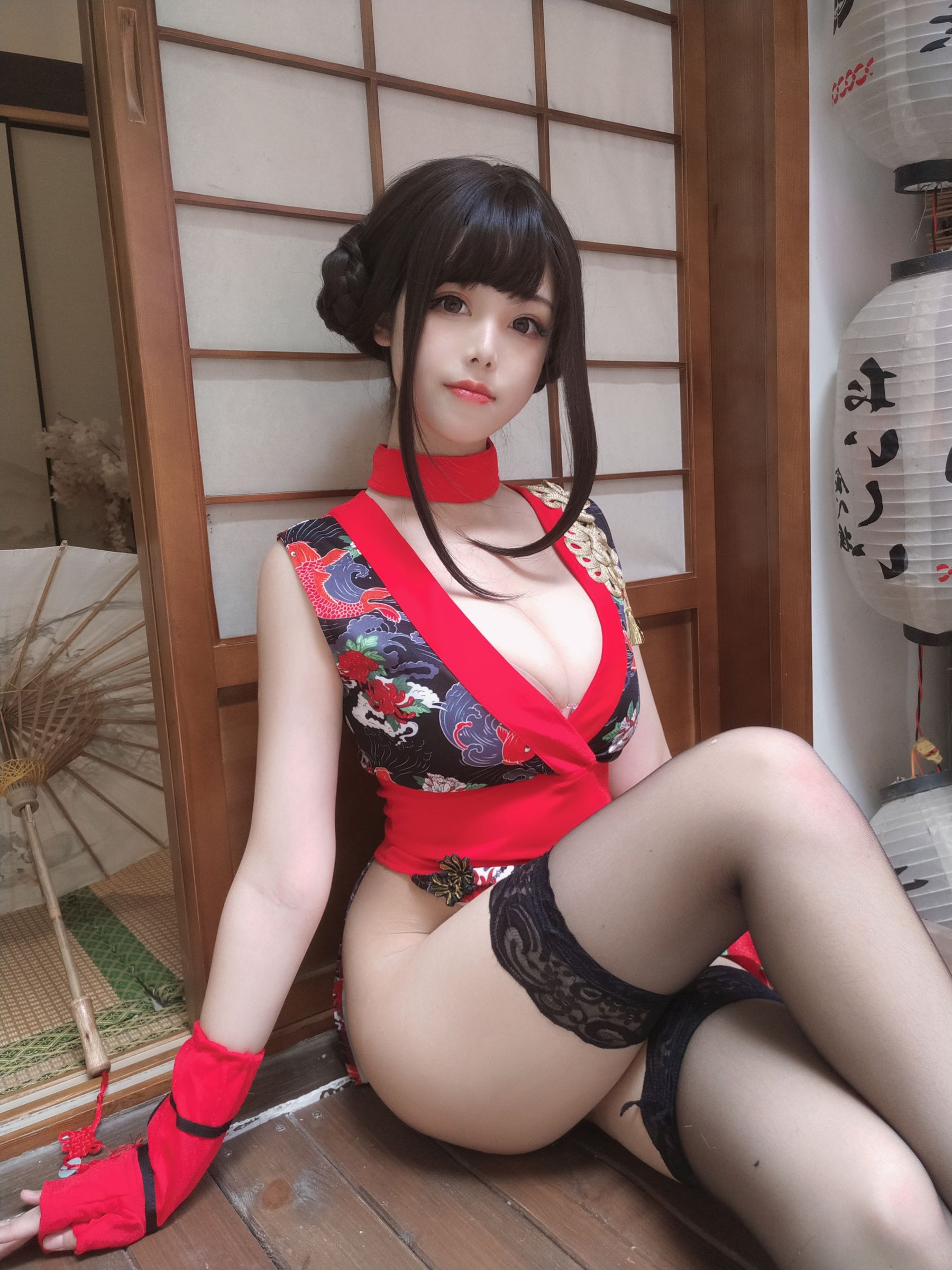 [COS福利] 萌系小姐姐蜜汁猫裘 - 红武士第5张