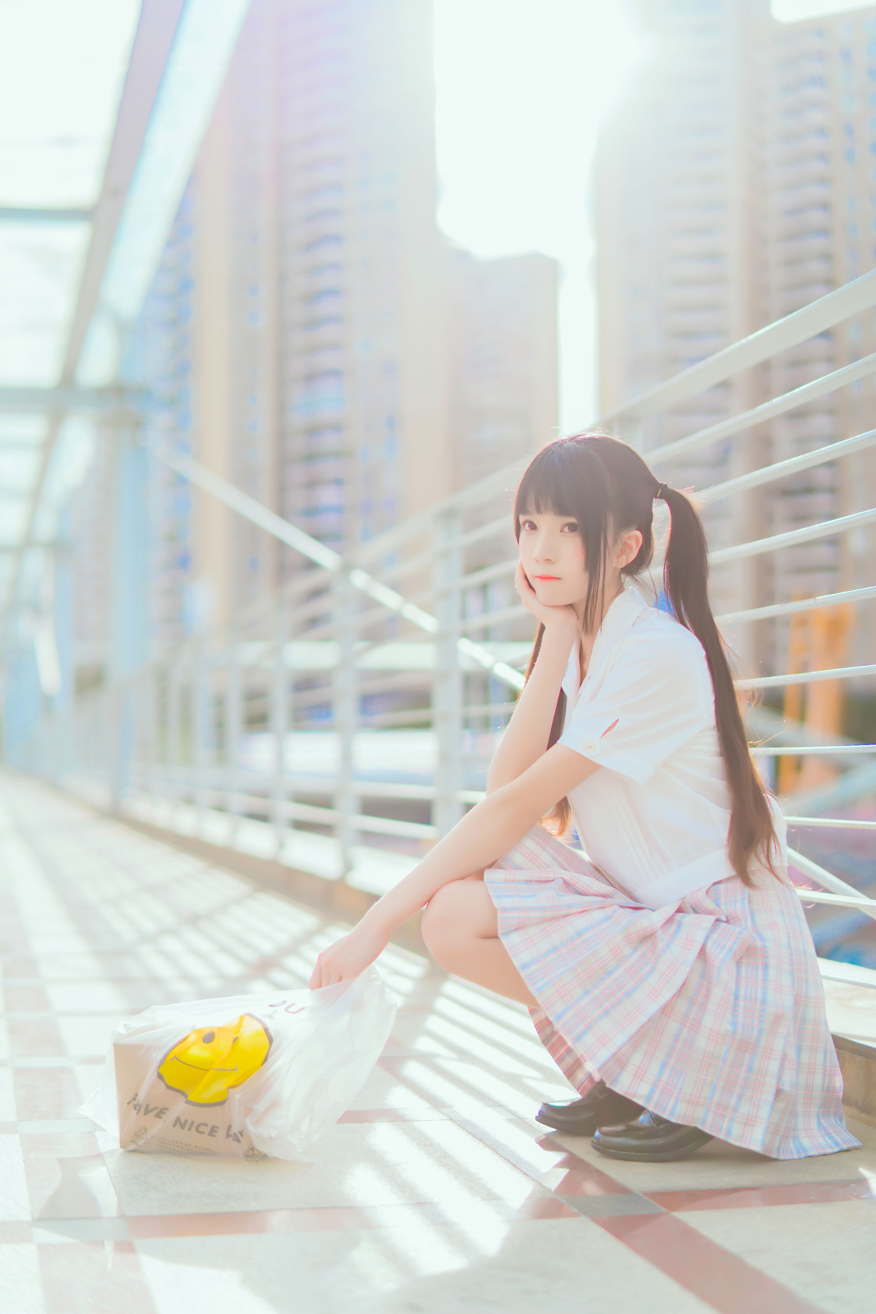 [COS福利] 桜桃喵 - 少女之浅色系第6张