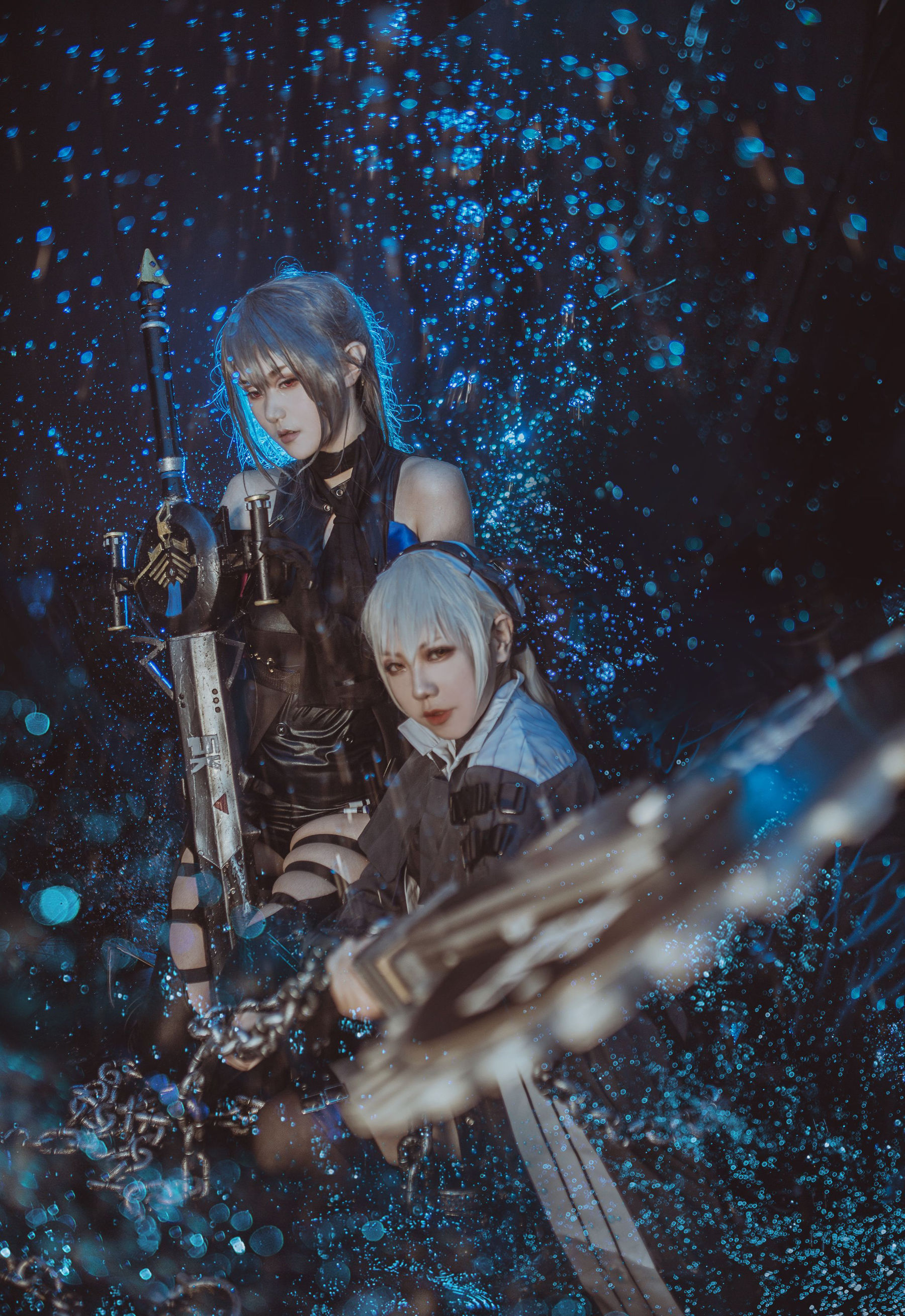 [COS福利] 微博萌妹蓝小沂KiKi - 明日方舟 幽灵鲨第2张