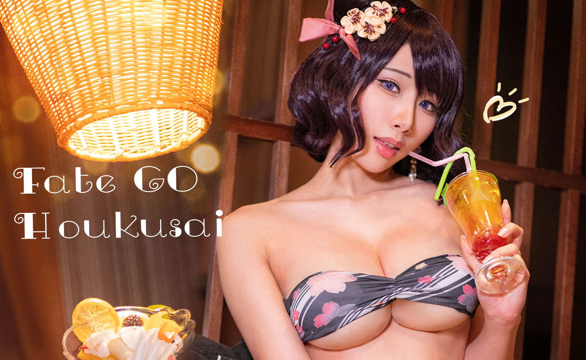 [COS福利] Hane Ame 雨波写真 - 北斋泳装第2张