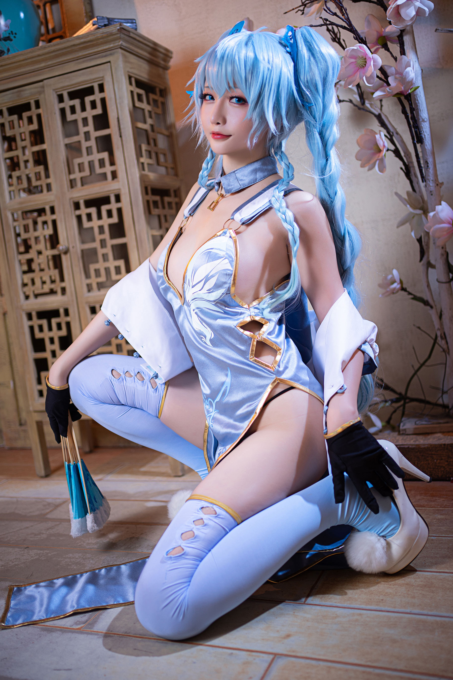 [COS福利] Coser小姐姐星之迟迟 - 秘密花园 PA15翠雀媚第6张