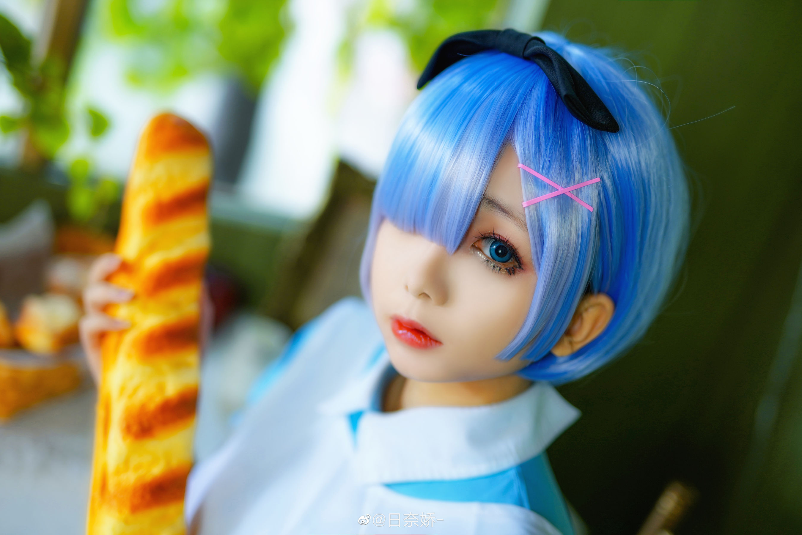 [COS福利] 日奈娇 - 蕾姆 毛衣 爱丽丝第7张