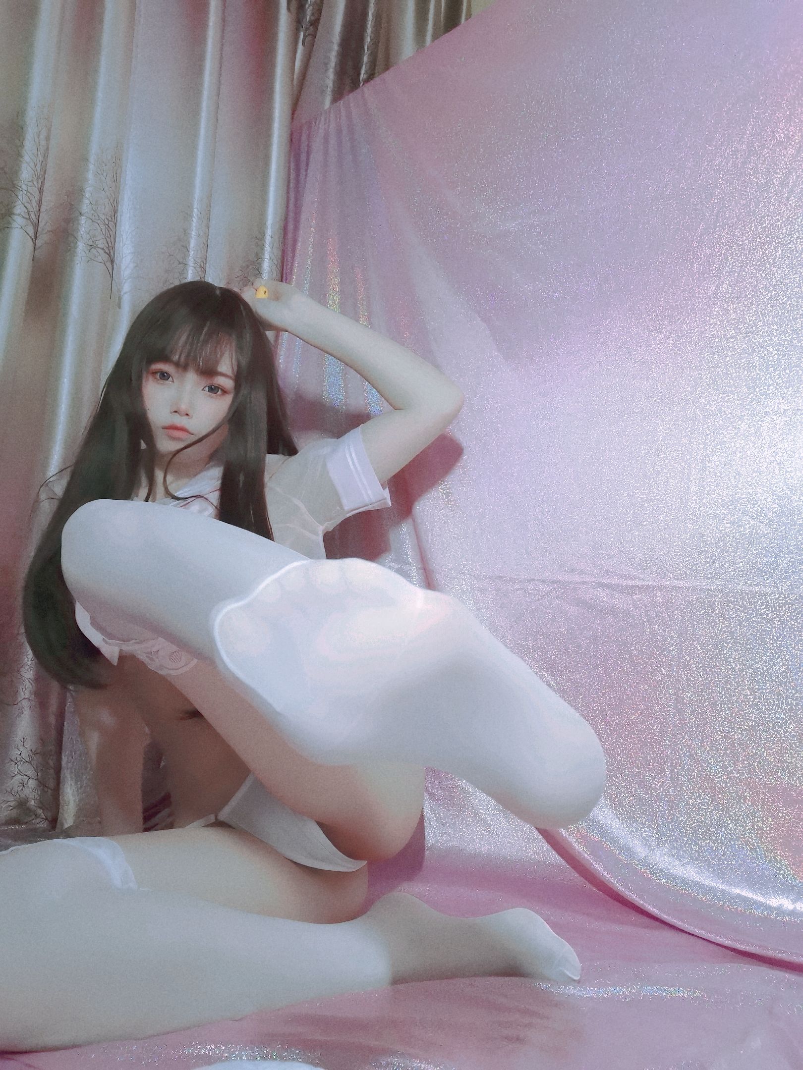 [COS福利] 七月喵子 - 粉嫩水手服第12张