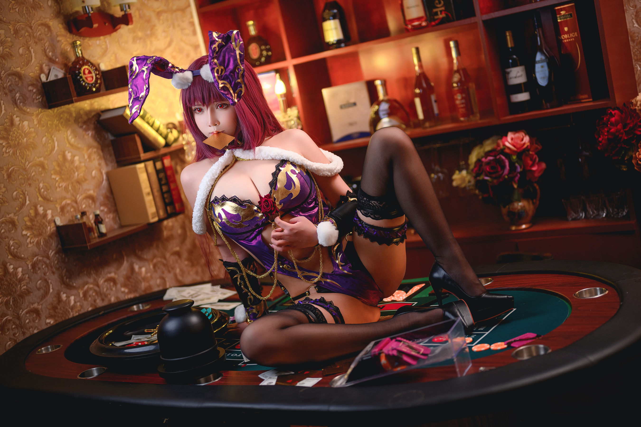 [网红COSER] 二次元妹子抱走莫子aa - 兔女郎第3张