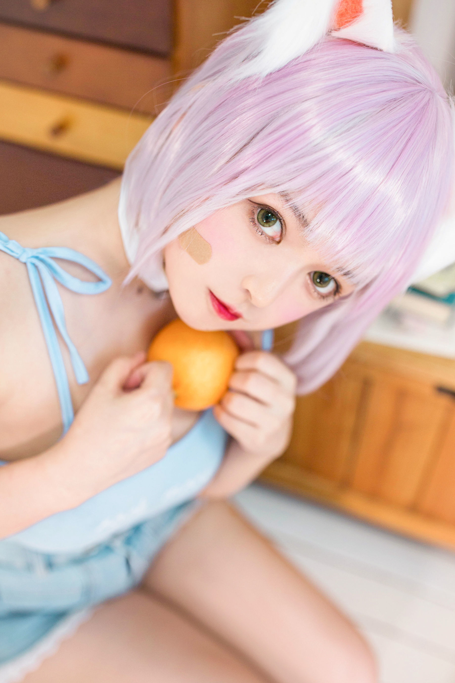 [网红COSER] 大眼萌妹黑猫猫OvO - 养猫小课堂第4张