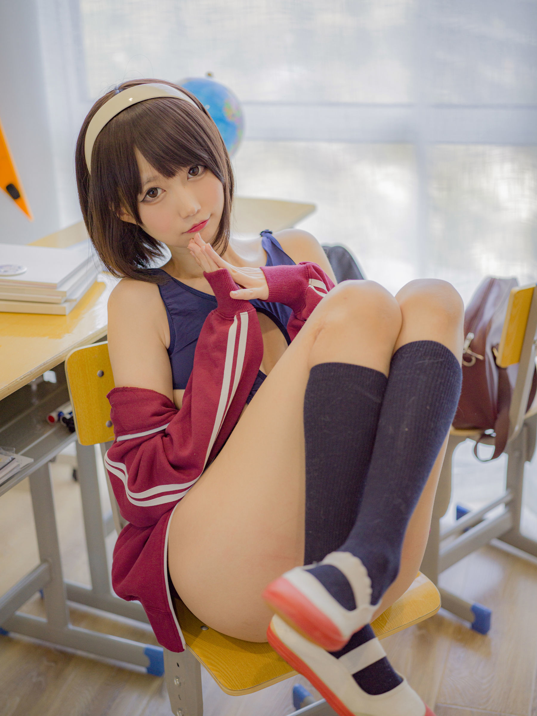 [网红COSER] NAGISA魔物喵 - 教室内的死库水第30张