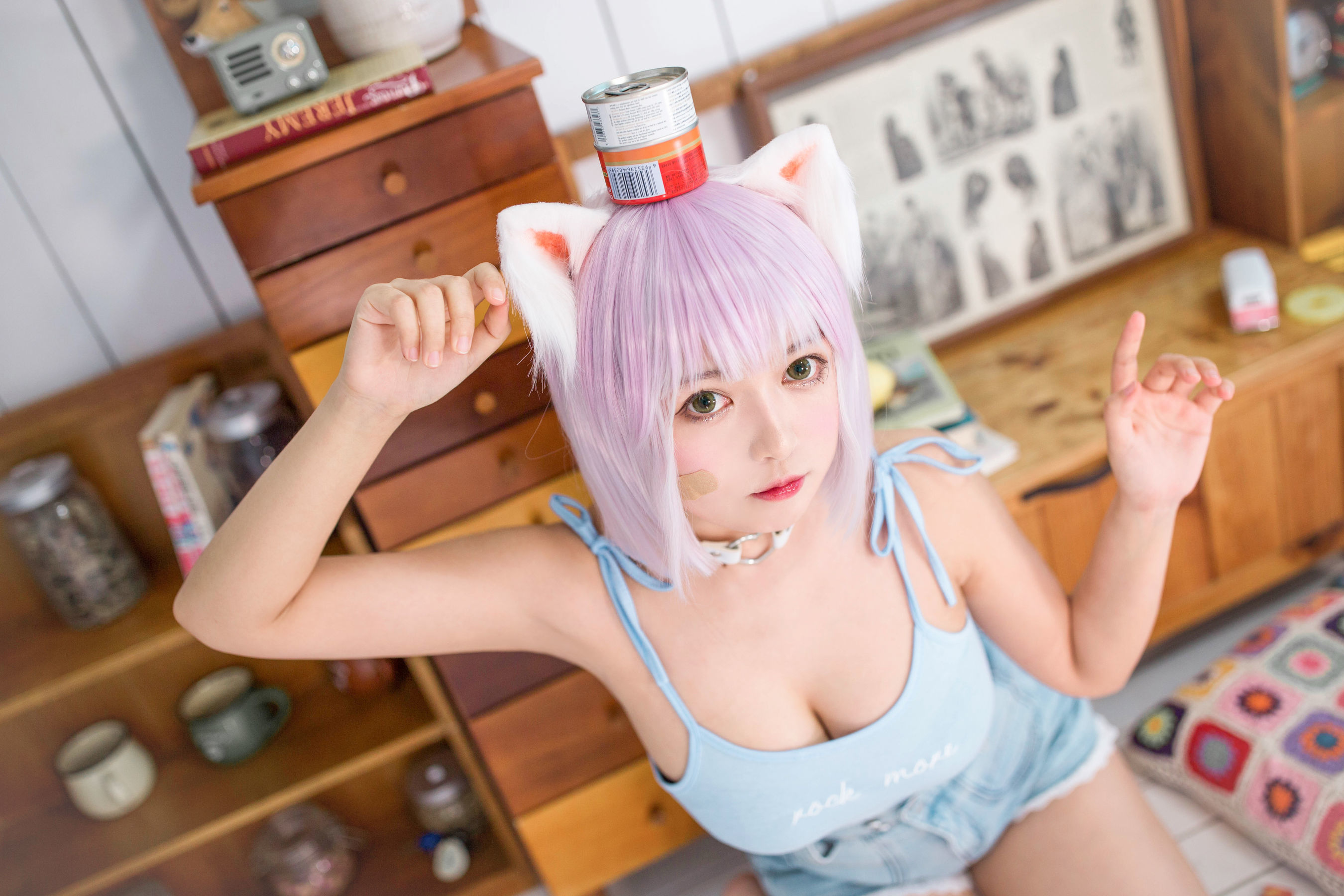 [网红COSER] 大眼萌妹黑猫猫OvO - 养猫小课堂第9张