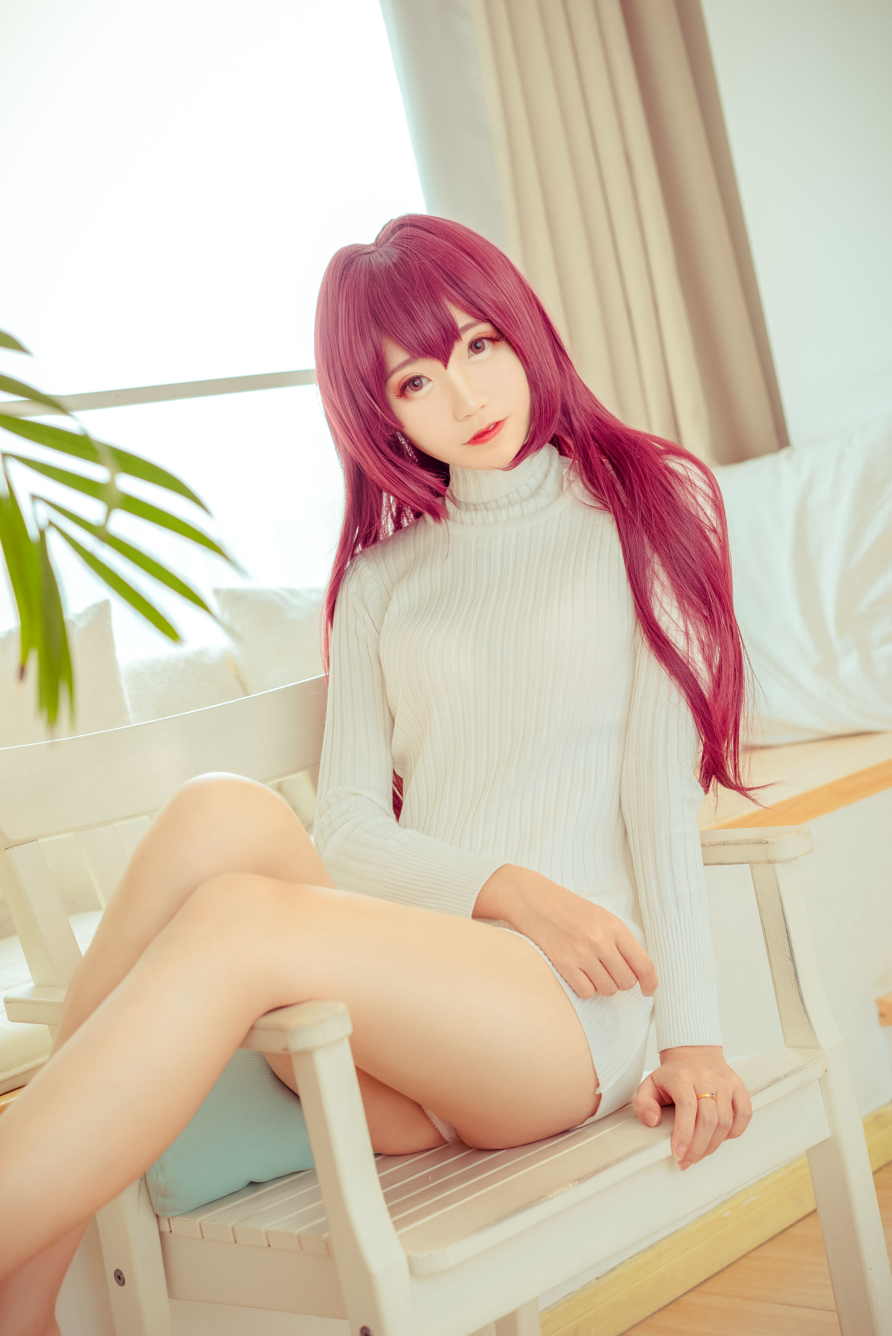 [福利COS] 然理理 - 斯卡哈毛衣第9张