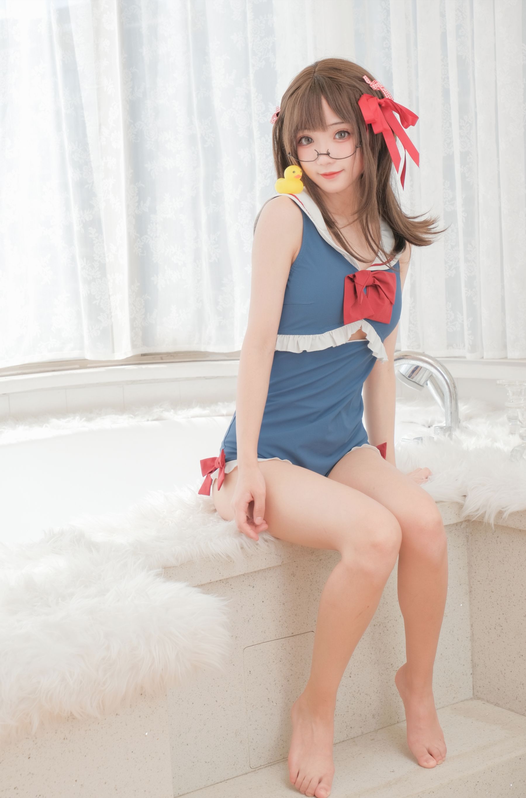 [福利COS] 花柒Hana - 白雪姬泳装第6张