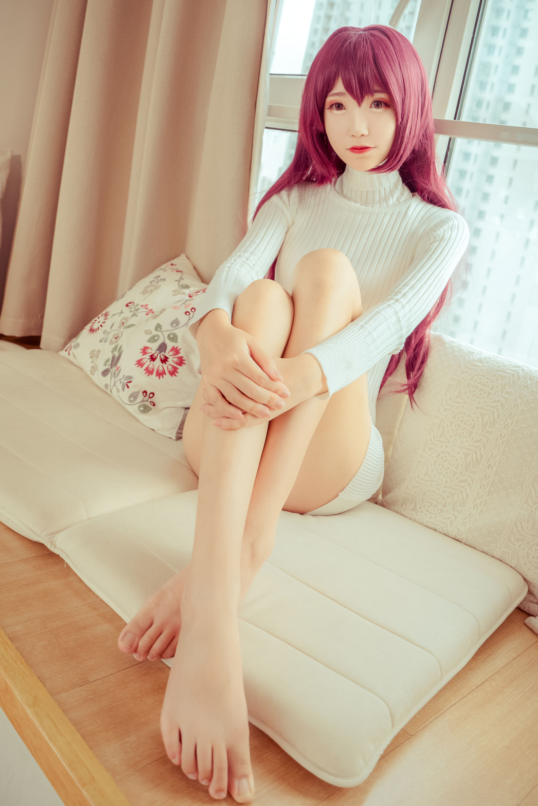 [福利COS] 然理理 - 斯卡哈毛衣第6张