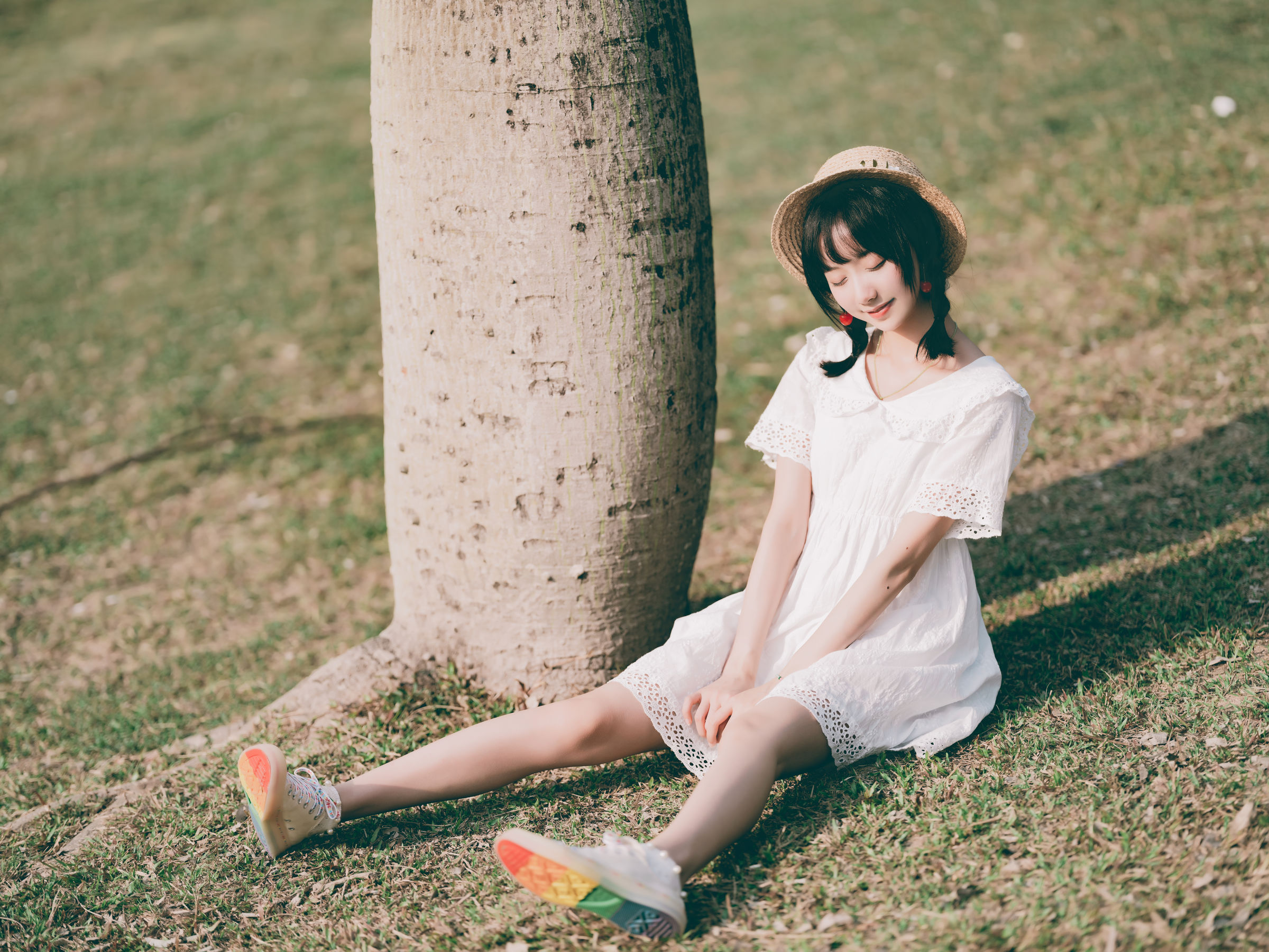 [福利COS] 萌系小姐姐木绵绵OwO - 夏日彩虹第7张