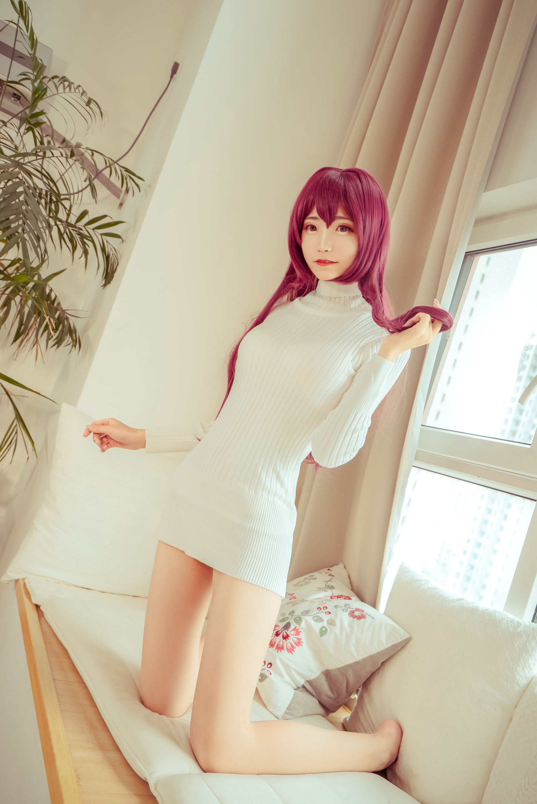 [福利COS] 然理理 - 斯卡哈毛衣第6张