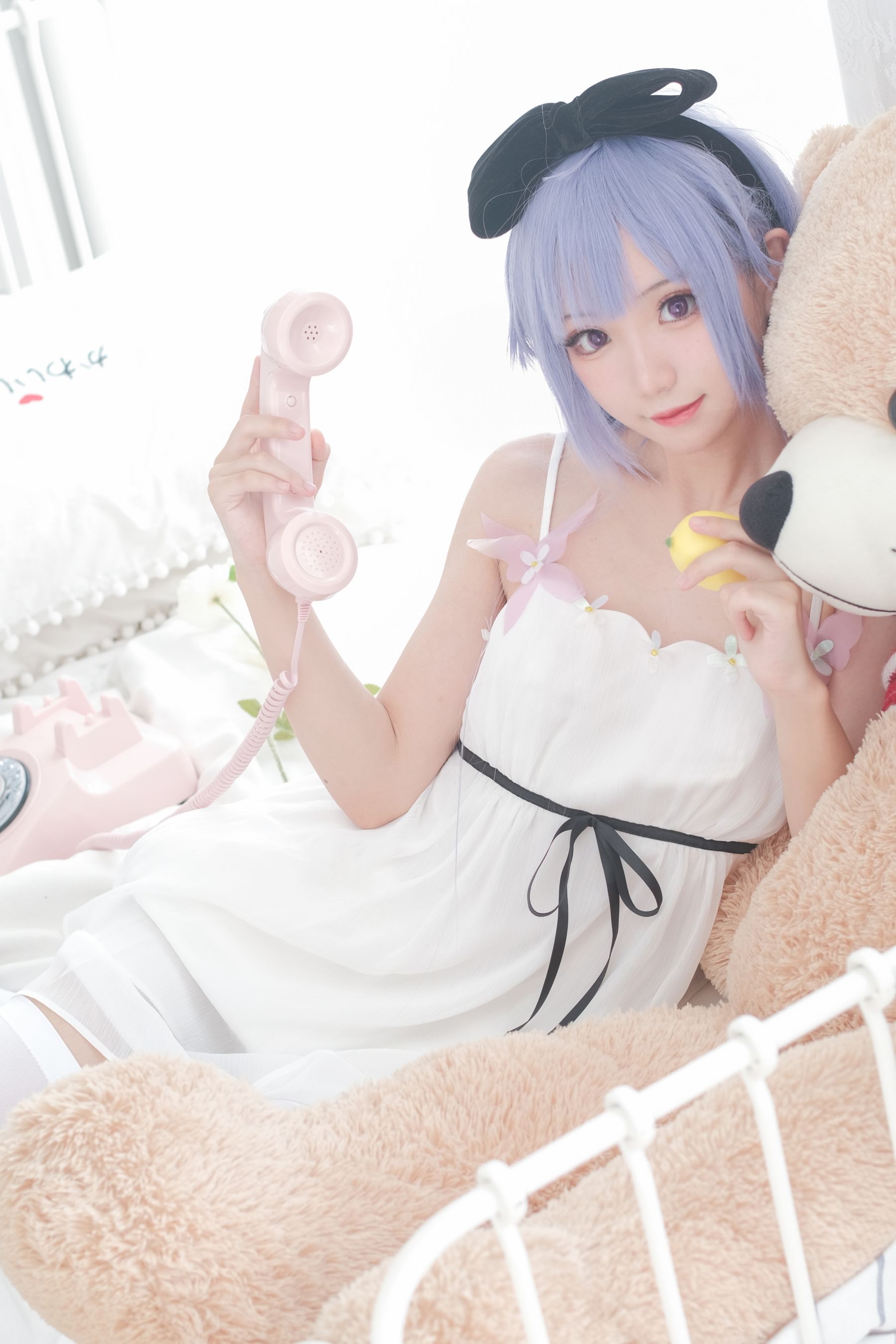 [福利COS] 花柒Hana - 独角兽清凉阅读时光第7张
