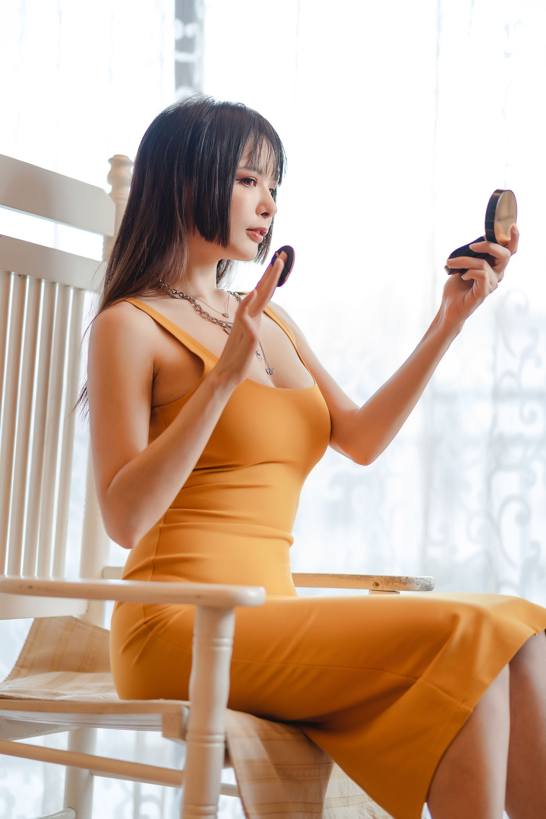 [福利COS] 秋和柯基(夏小秋秋秋) - 黄色连衣裙第2张