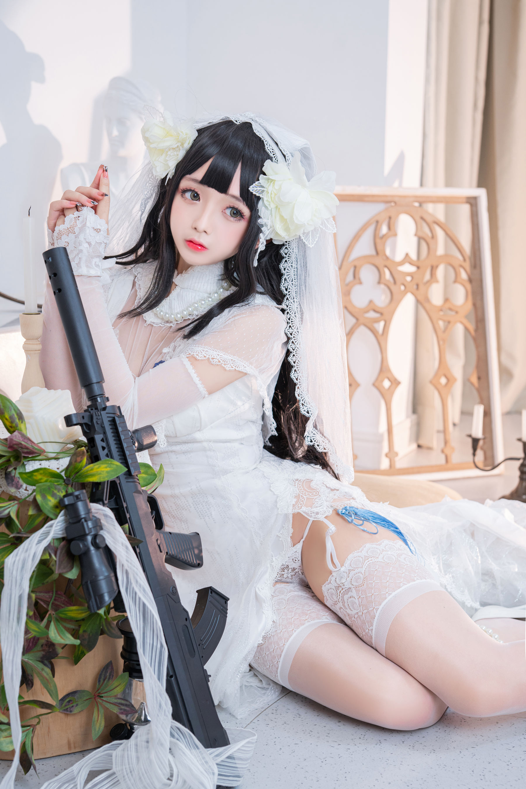 [福利COS] Cosplay日奈娇 - 95式婚纱第6张