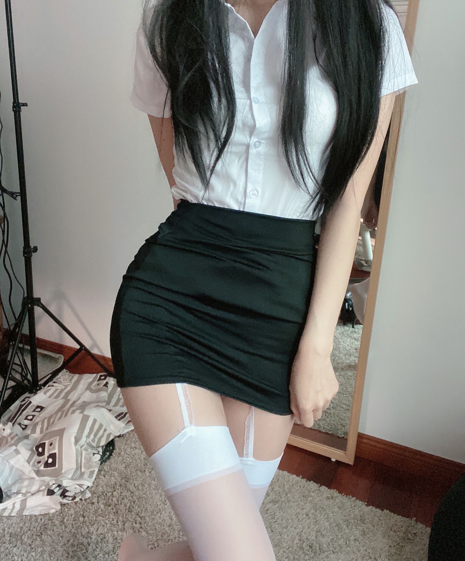 [福利COS] 51酱 - OL衬衣第2张