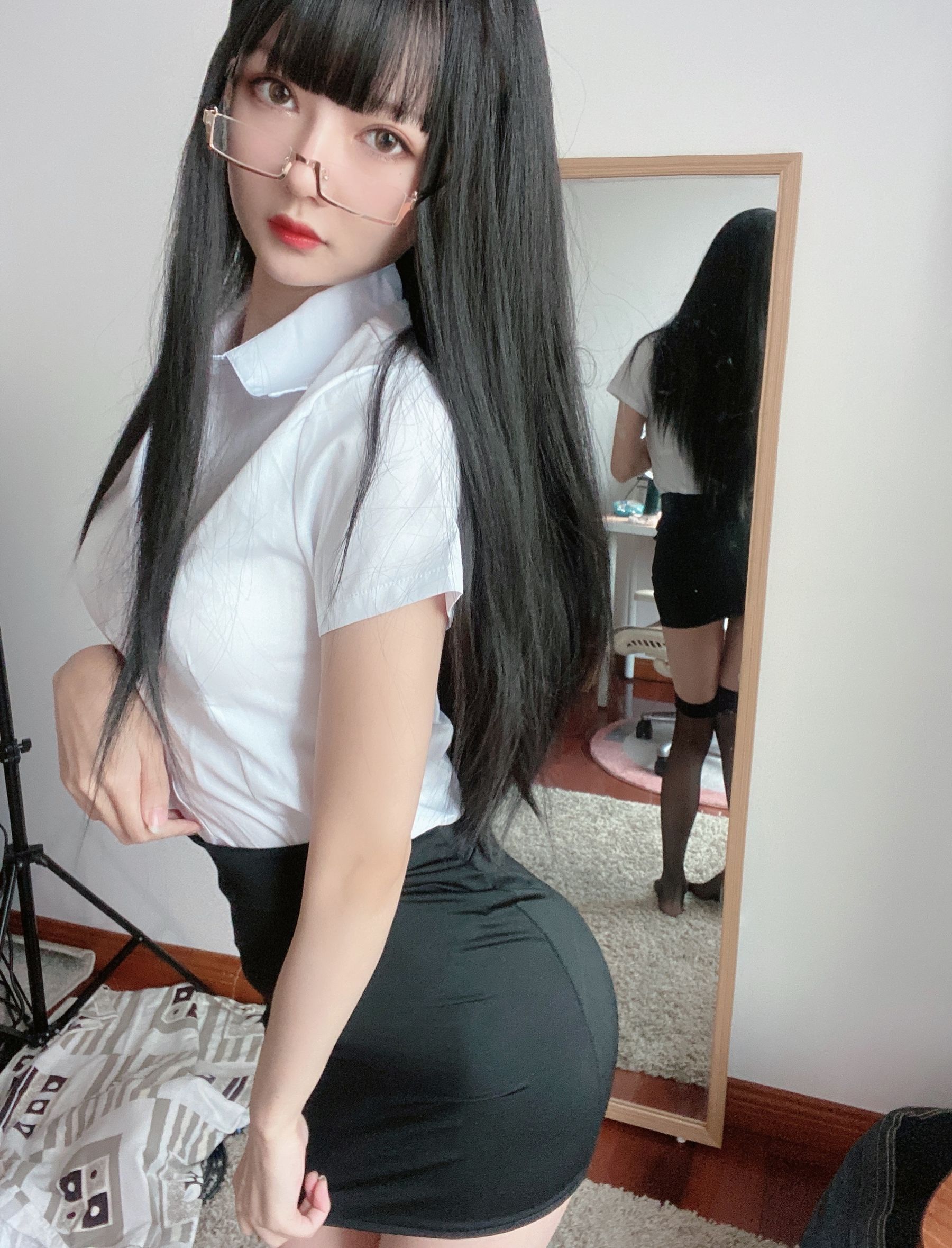 [福利COS] 51酱 - OL衬衣第3张