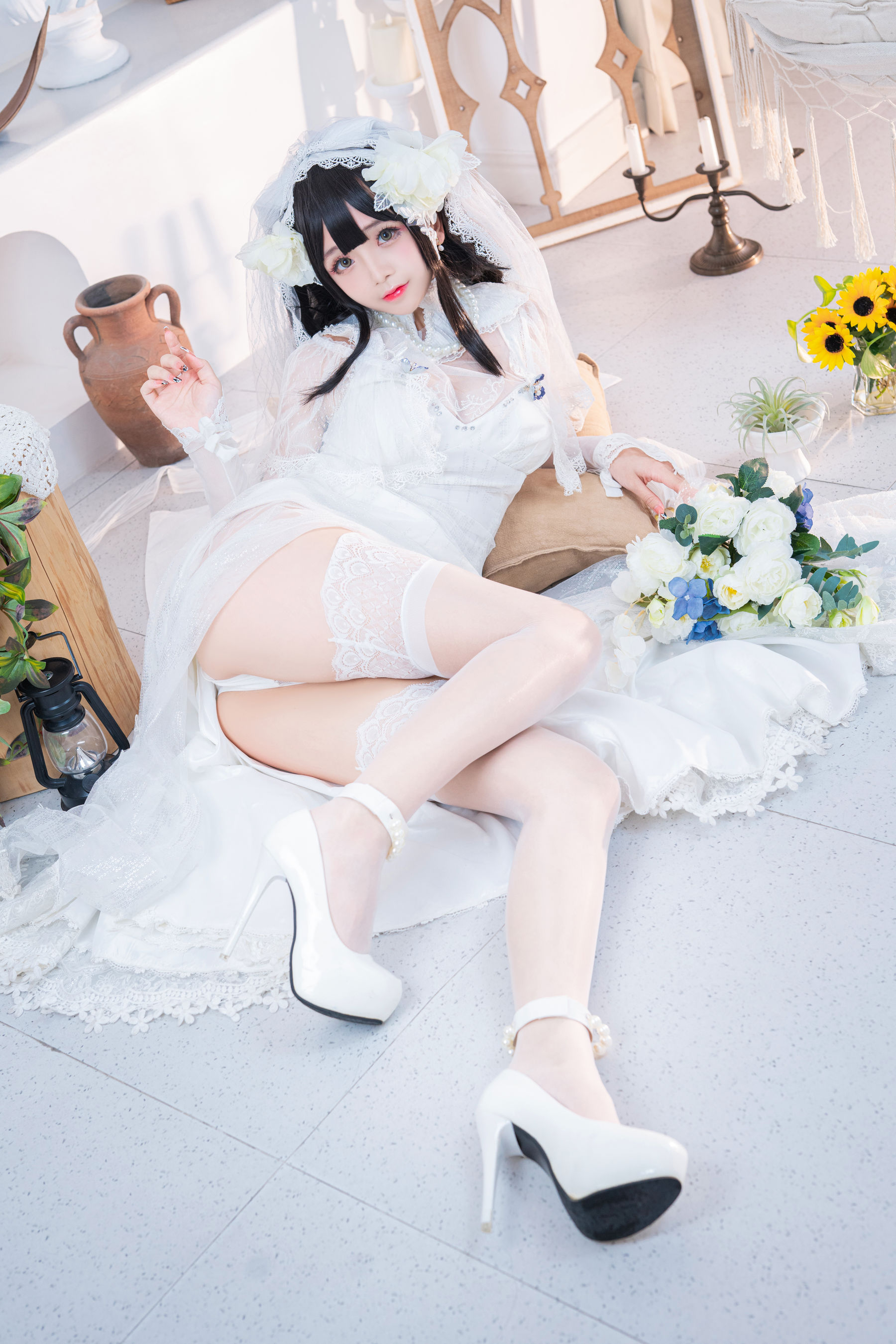 [福利COS] Cosplay日奈娇 - 95式婚纱第4张