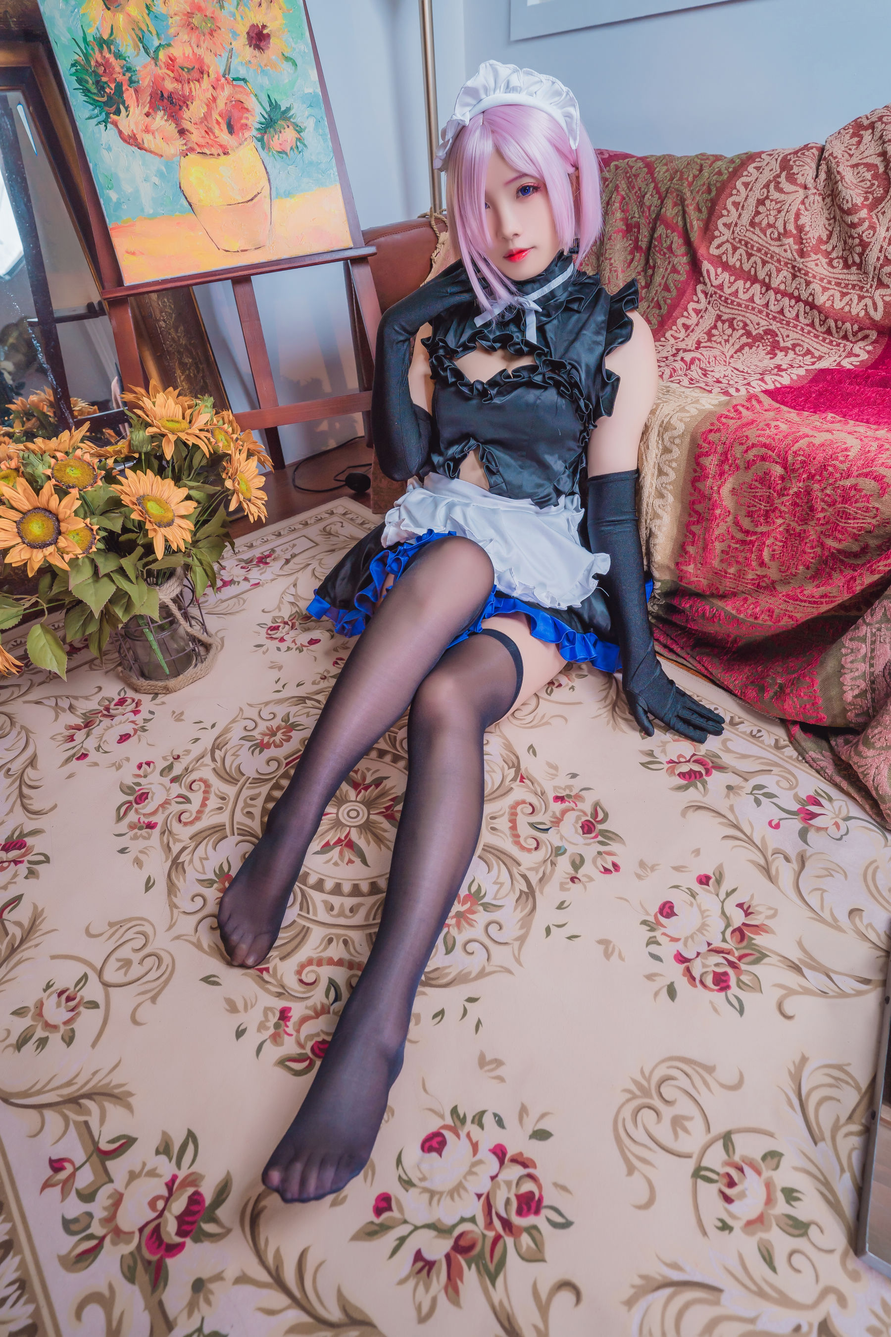 [网红COS] 动漫博主墨玉-M - 玛修女仆第13张