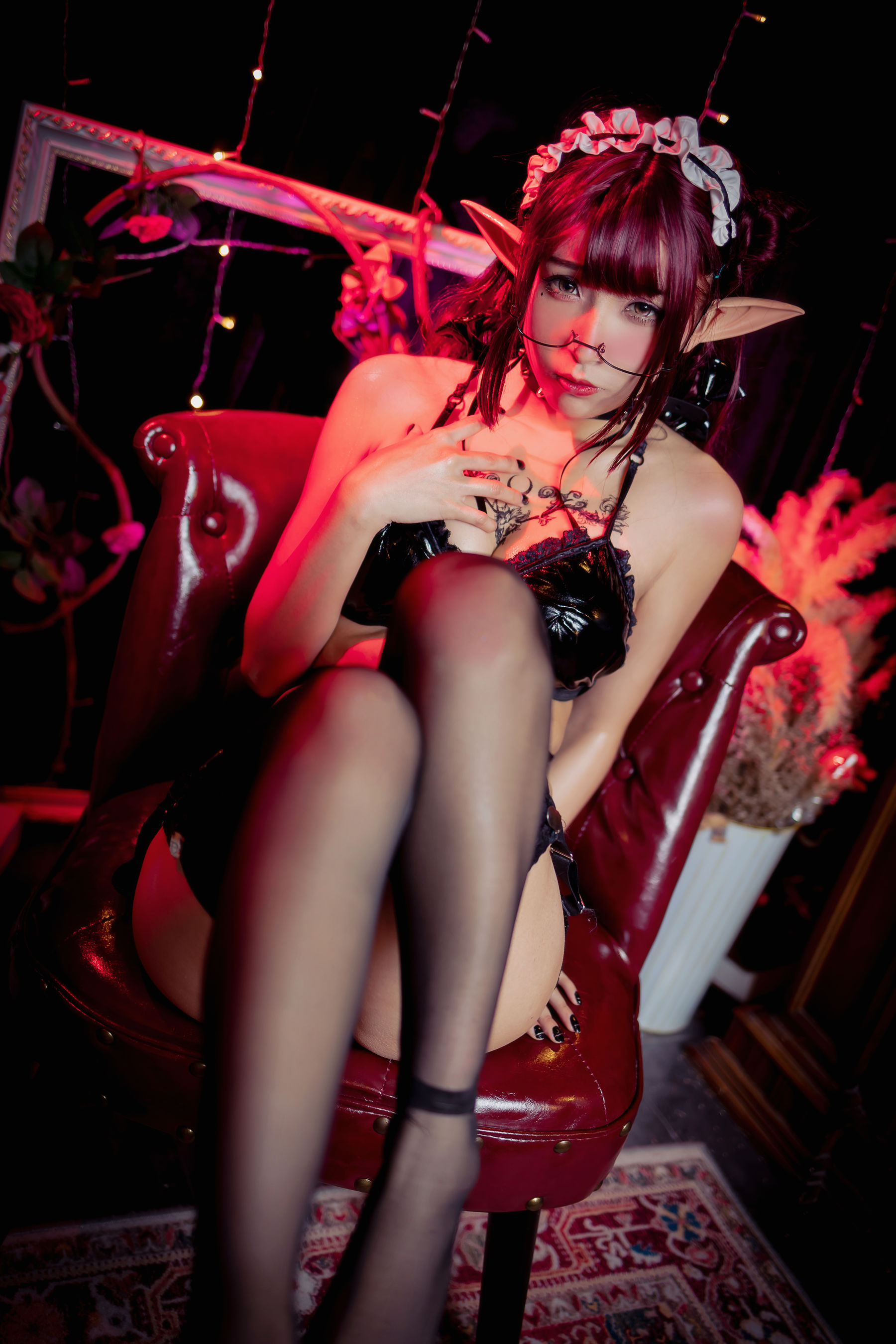 [网红COS] 特软儿Sona - 腥月女仆第6张