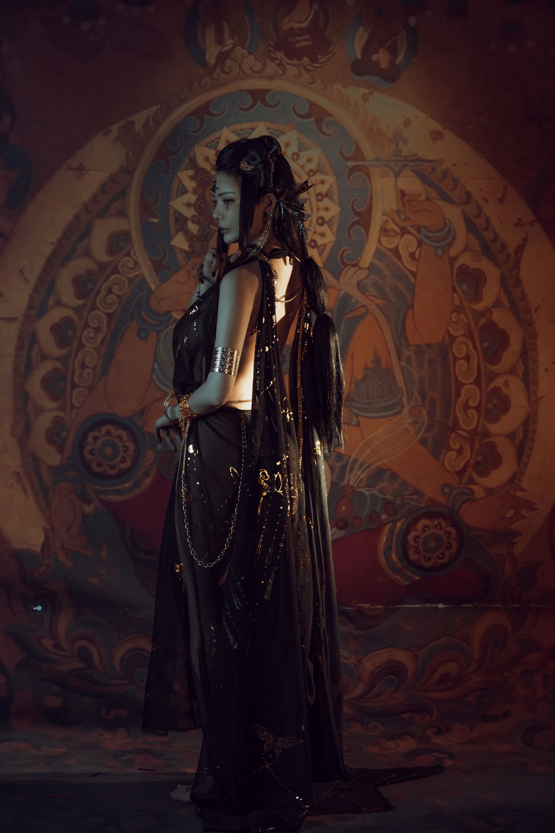 [网红COS] 秋和柯基(夏小秋秋秋) - 黑敦煌第1张