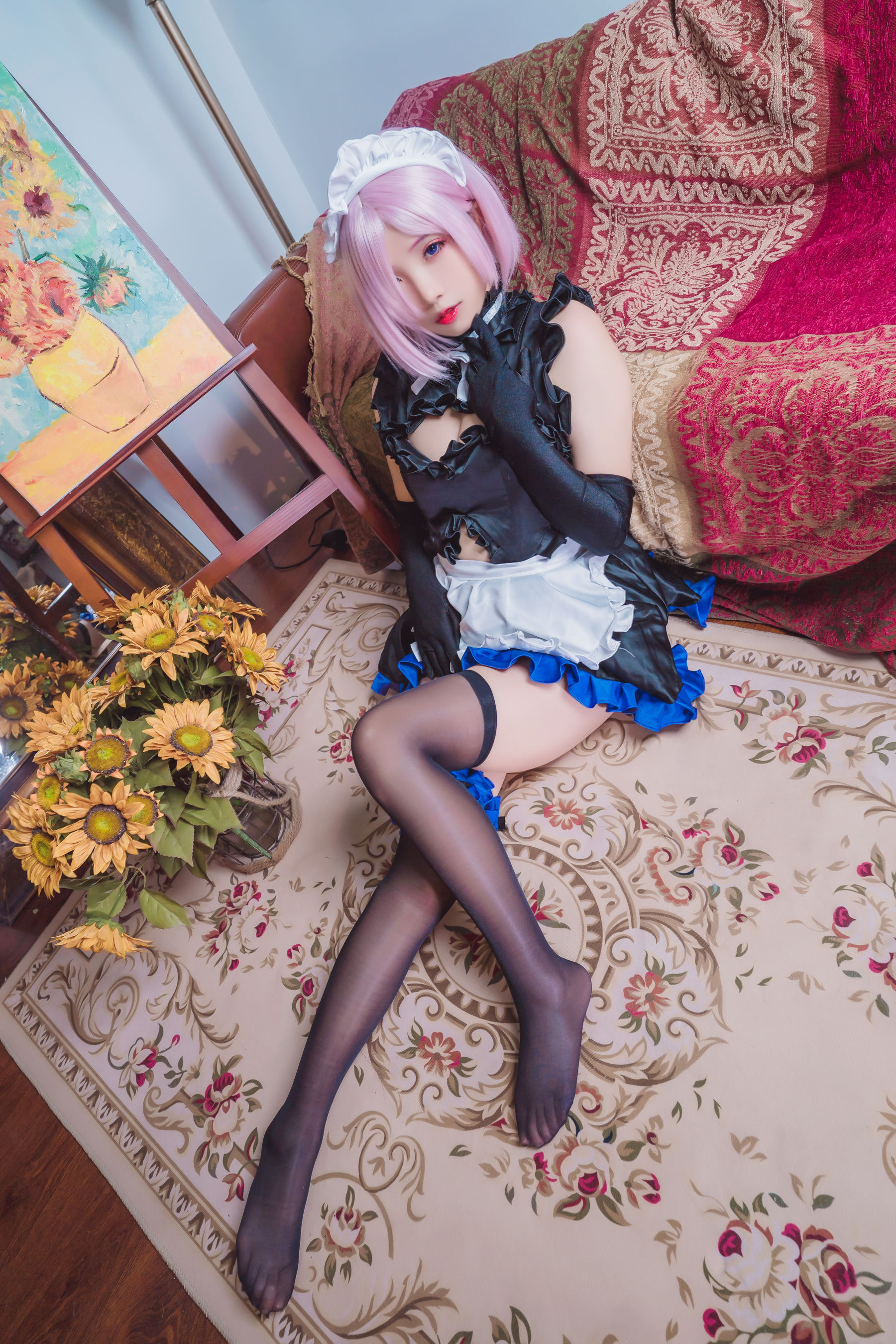 [网红COS] 动漫博主墨玉-M - 玛修女仆第14张