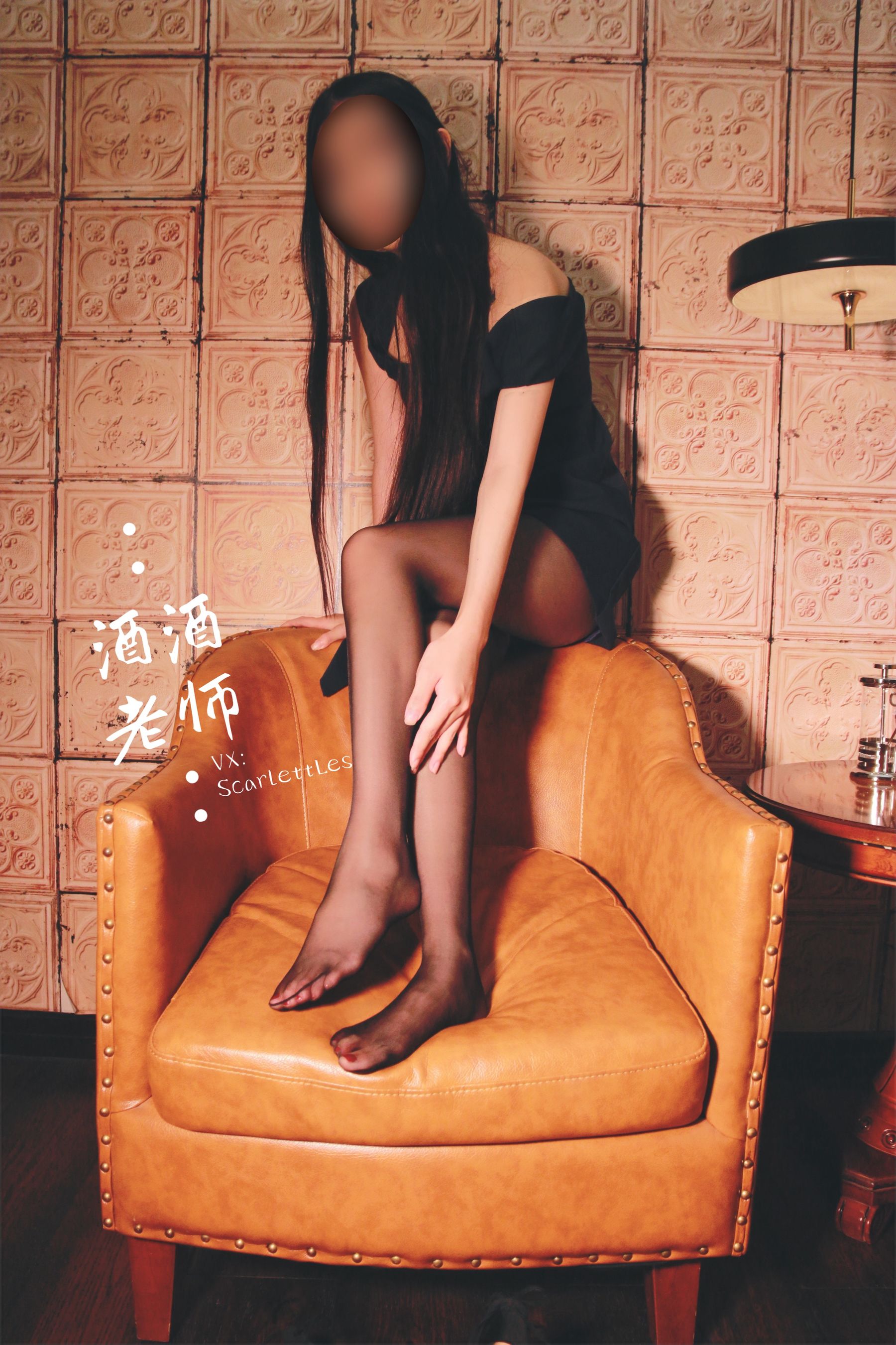 [网红COS] 酒酒老师 - 蕾丝高跟，足尖舞蹈第6张