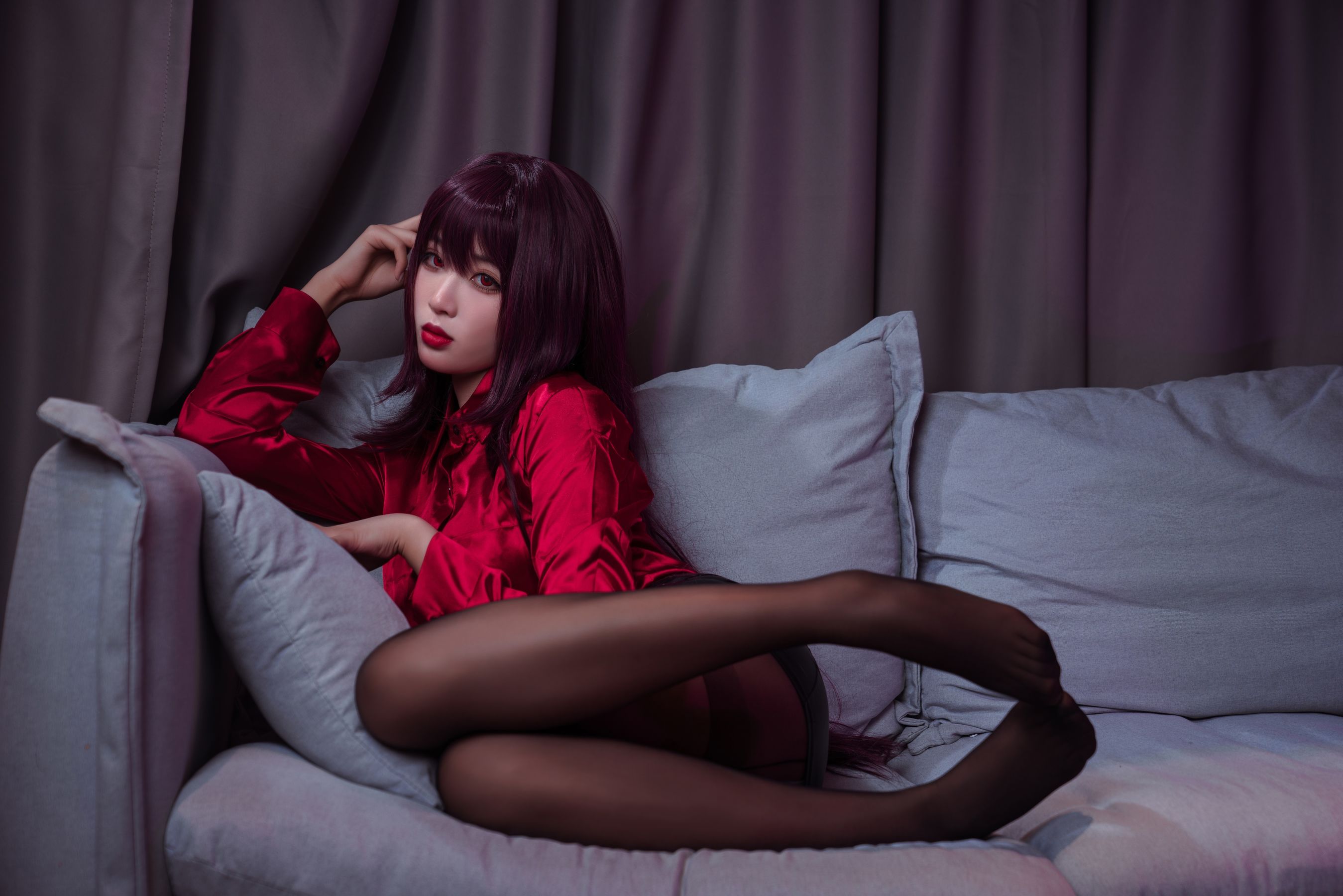 [网红COS] 轩萧学姐 - 师匠OL第6张