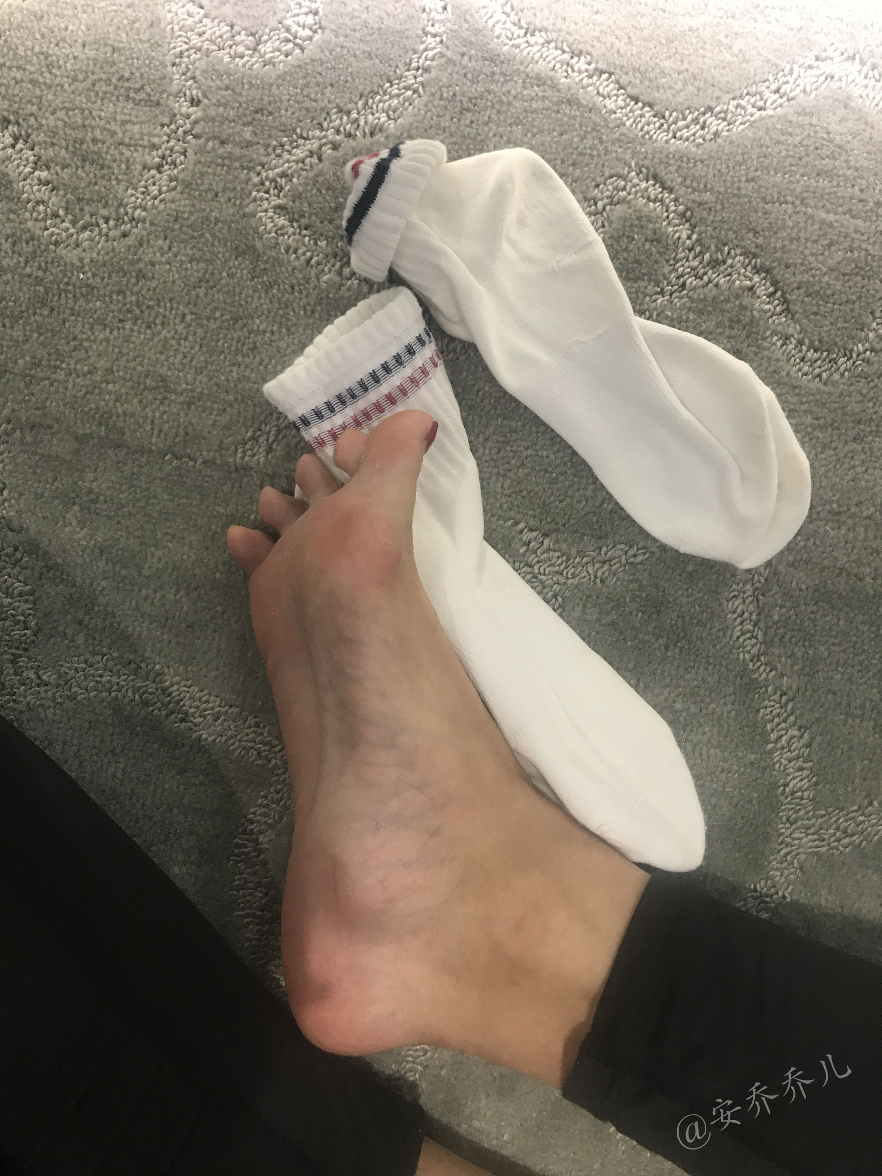 [福利COS] 安乔乔儿(Nia乔乔) No.019 健身房白袜第18张