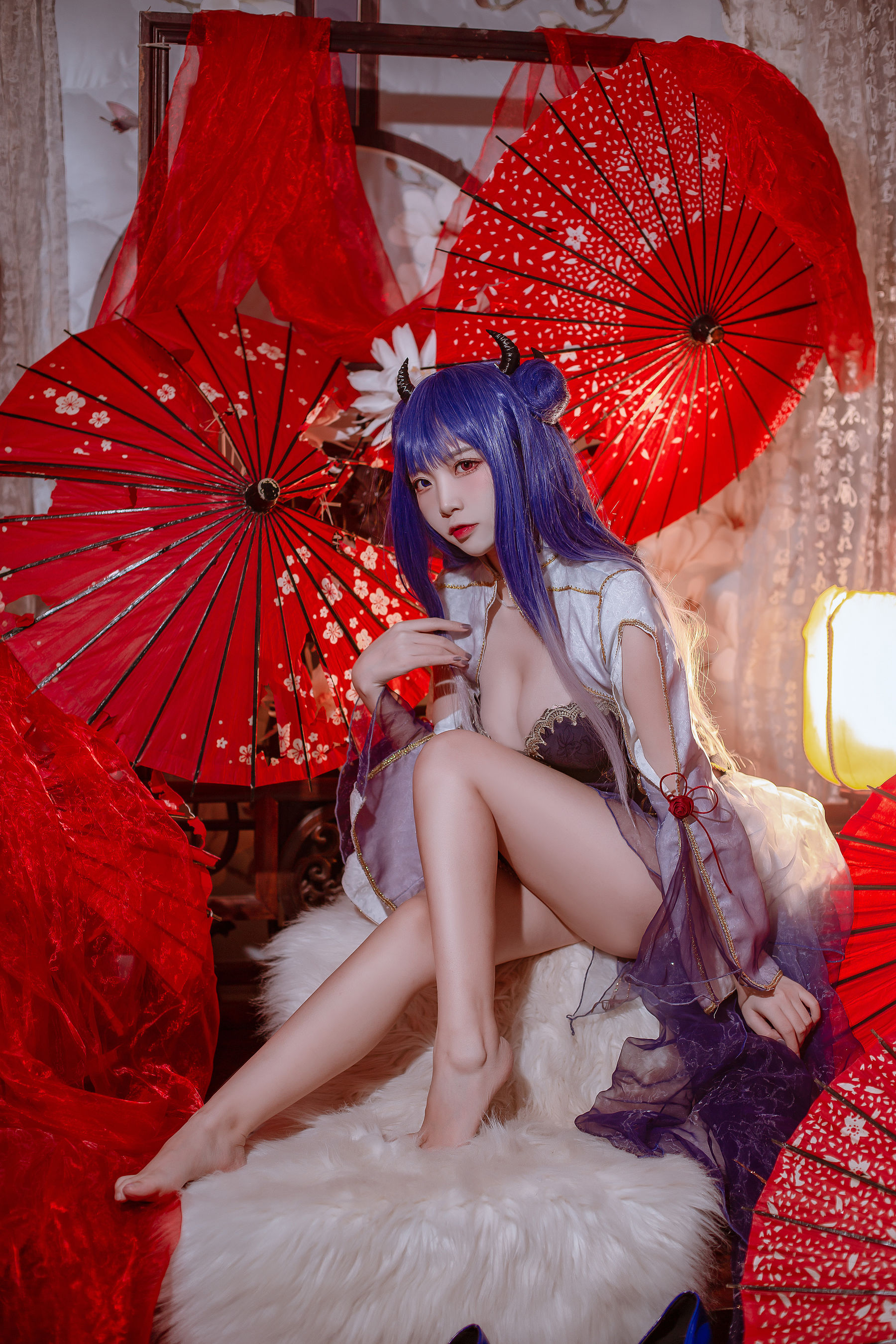 [福利COS] 人气Coser二佐Nisa - 碧蓝 伊吹旗袍第7张