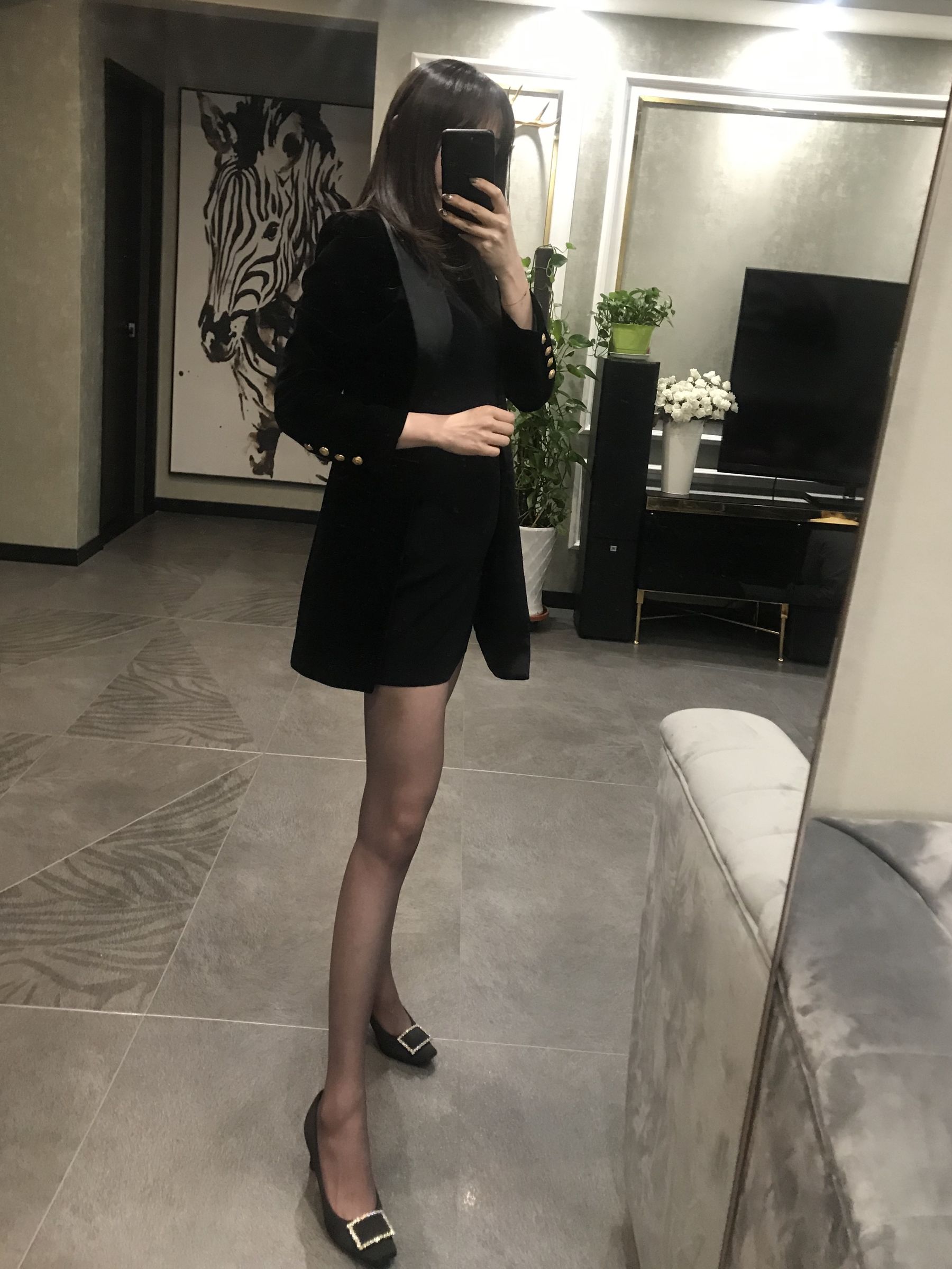 [福利COS] 丝足博主麋鹿_Monroe 2020.04.20 红高黑丝第3张