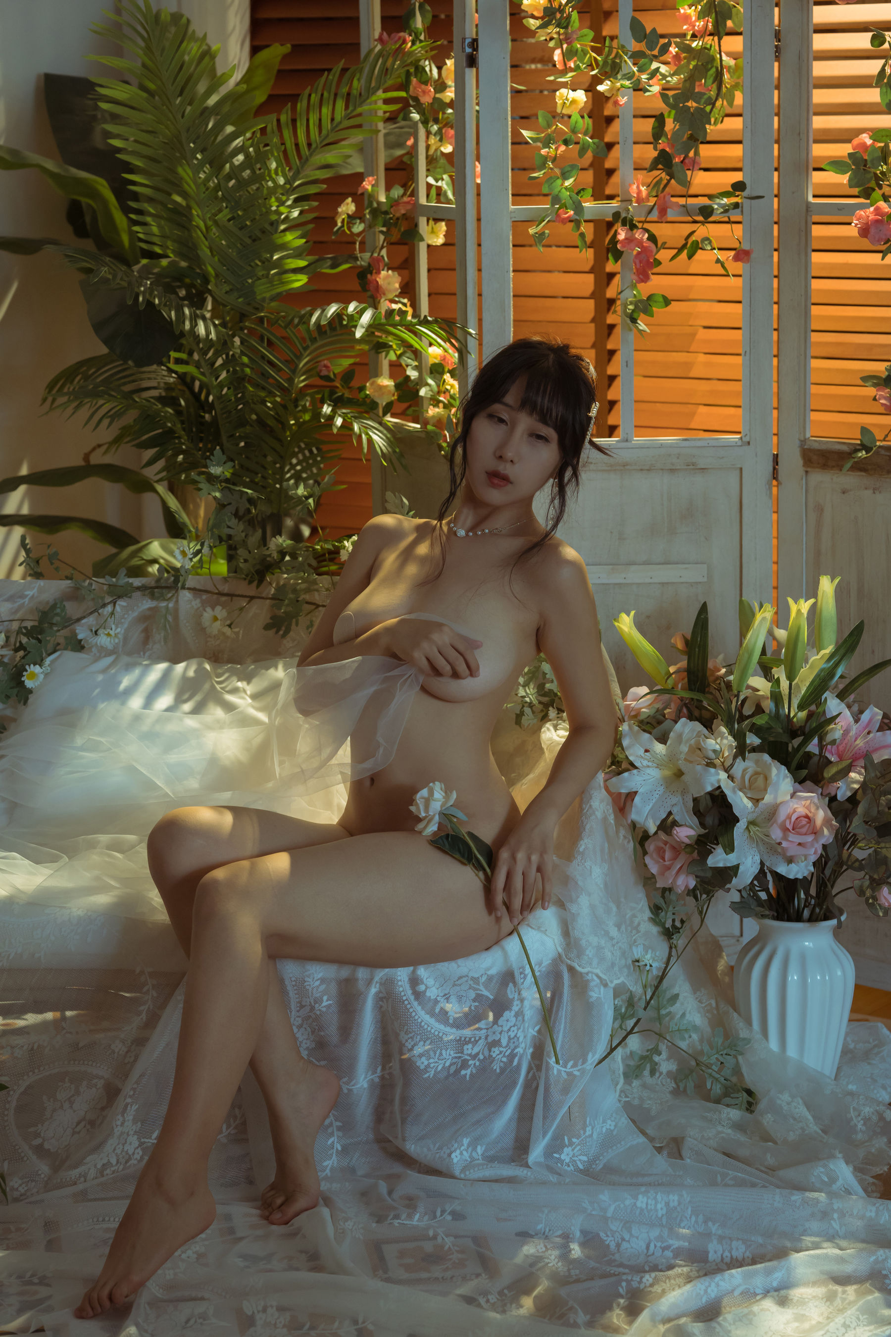 [福利COS] 云溪溪 - 奶桃 黄昏第5张