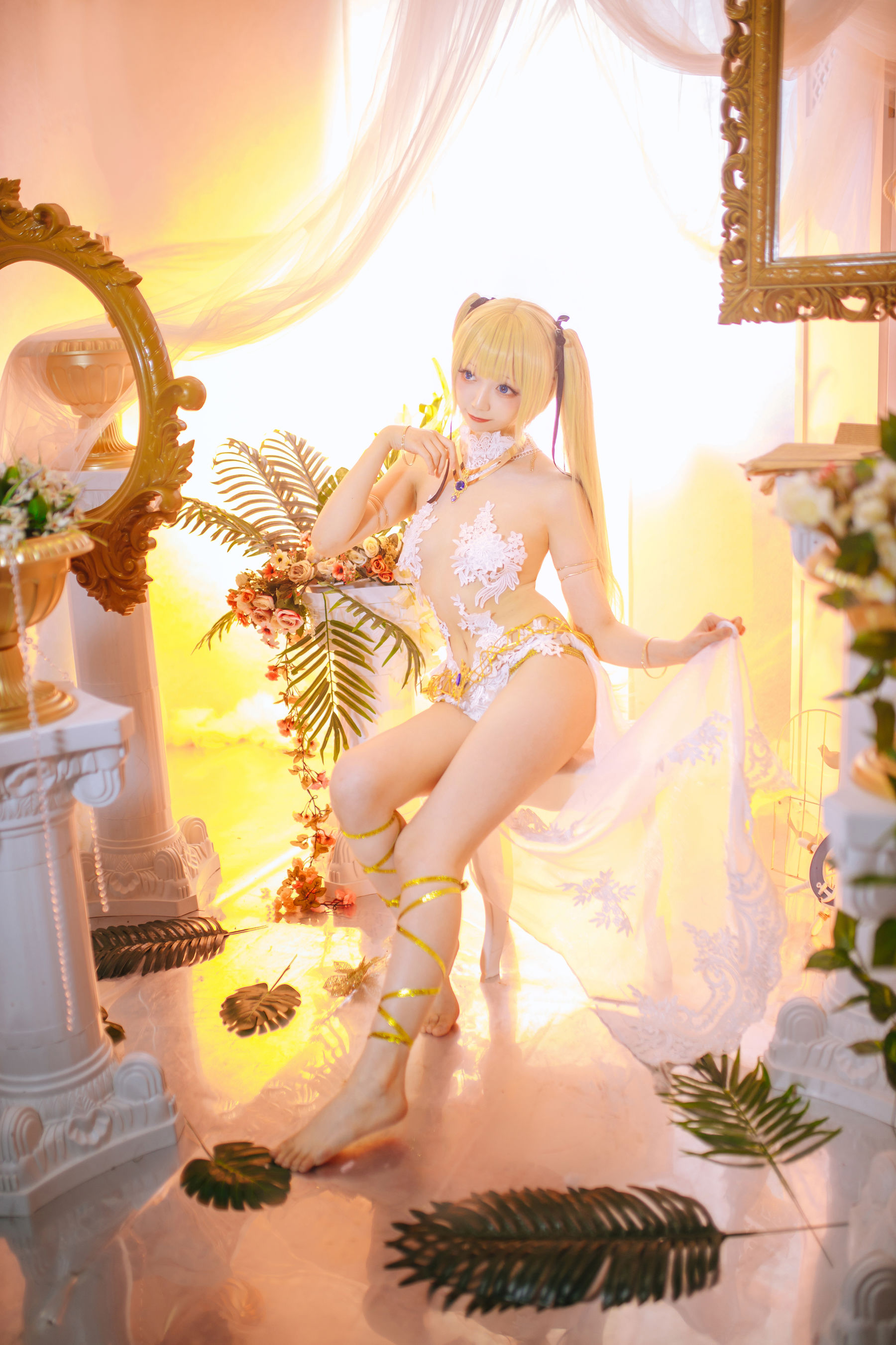 [福利COS] 小野寺地瓜 - 玛丽萝丝 天使翅膀第1张