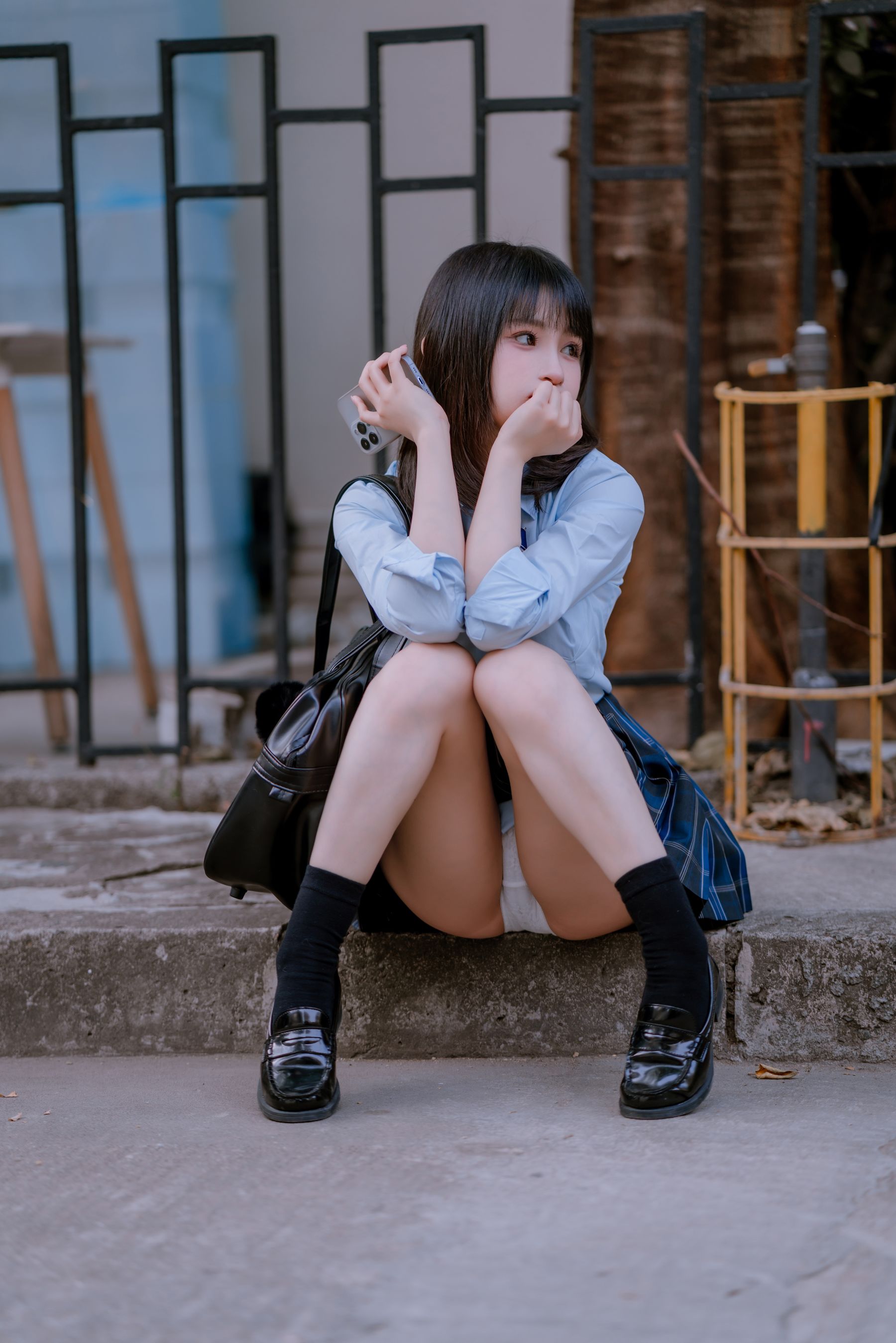 [福利COS] 桜井宁宁 - JK之居家第1张