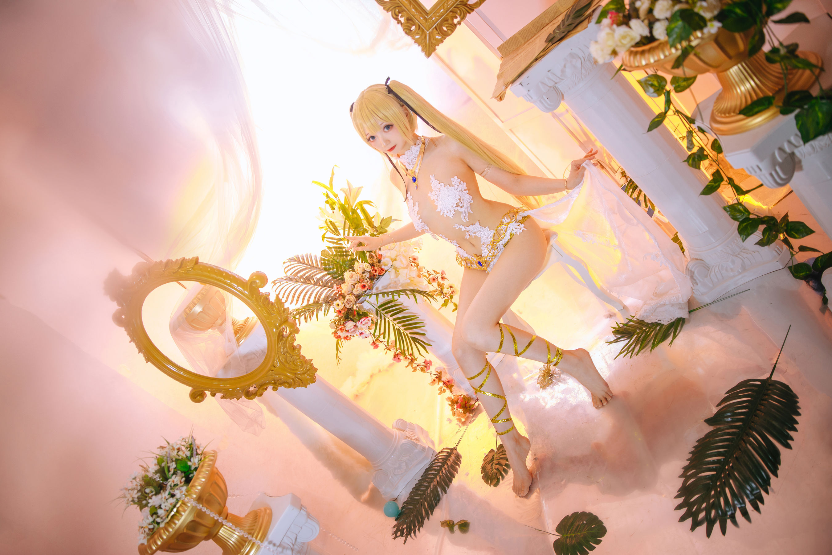 [福利COS] 小野寺地瓜 - 玛丽萝丝 天使翅膀第5张