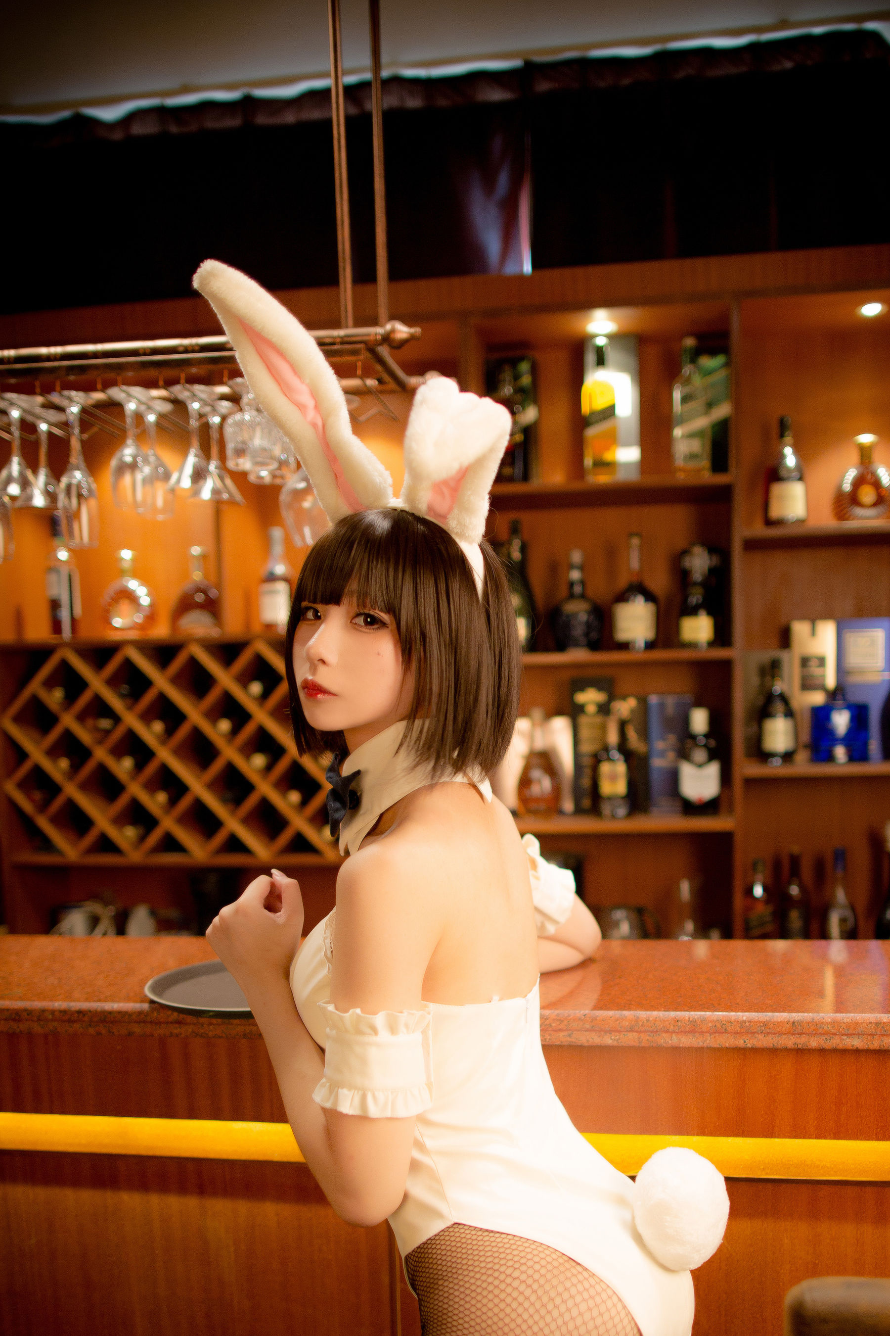 [福利COS] 拼音拼嘤嘤 - 加藤惠兔女郎第3张