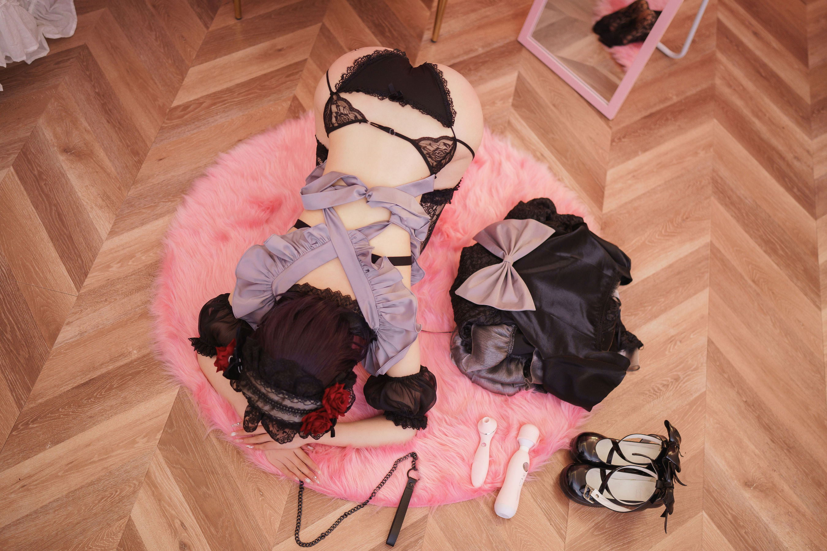 [福利COS] COS福利rioko凉凉子(肉扣热热子) - 黑江雫 耻辱俱乐部 小雫第7张