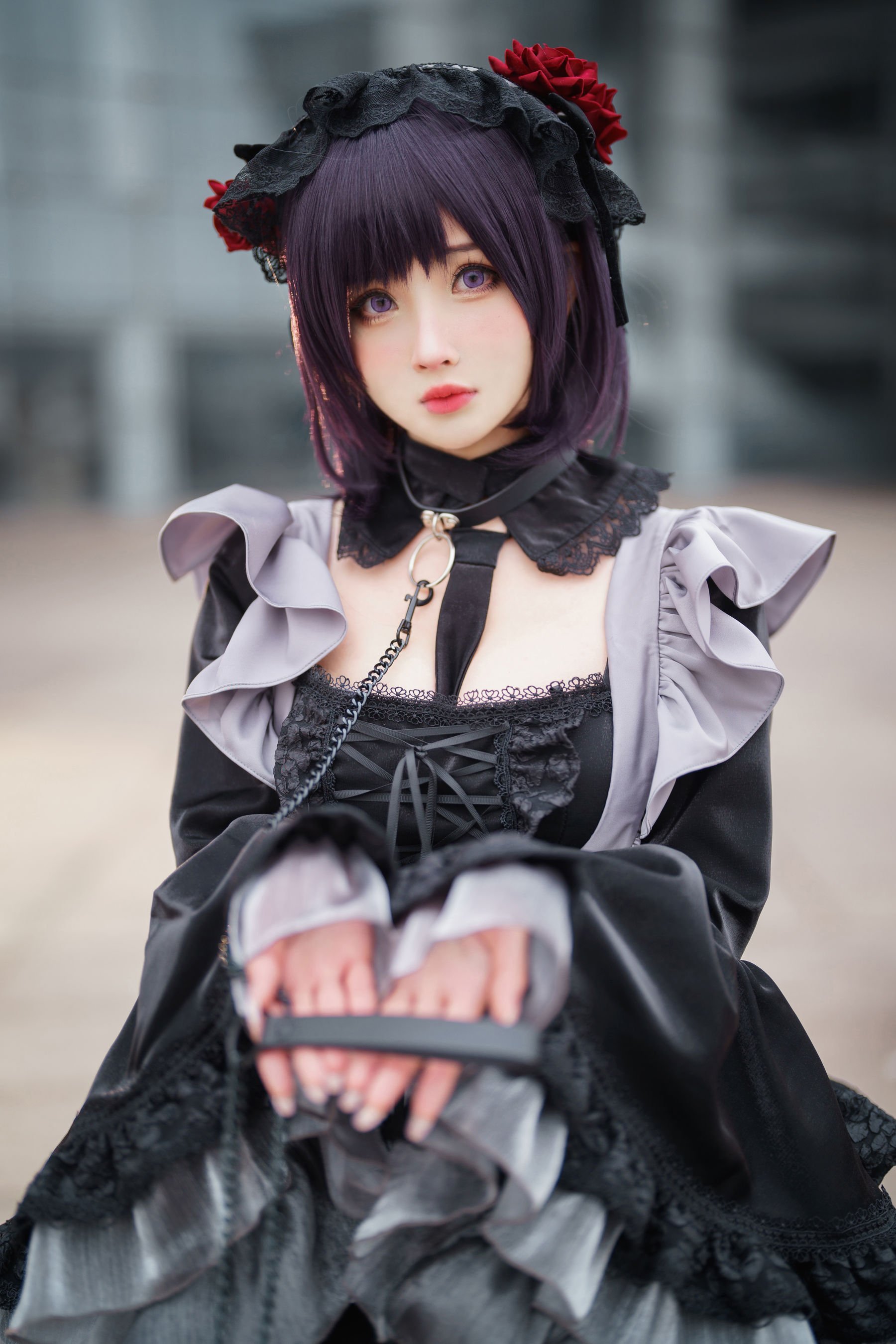 [福利COS] COS福利rioko凉凉子(肉扣热热子) - 黑江雫 漫展篇 海梦第6张