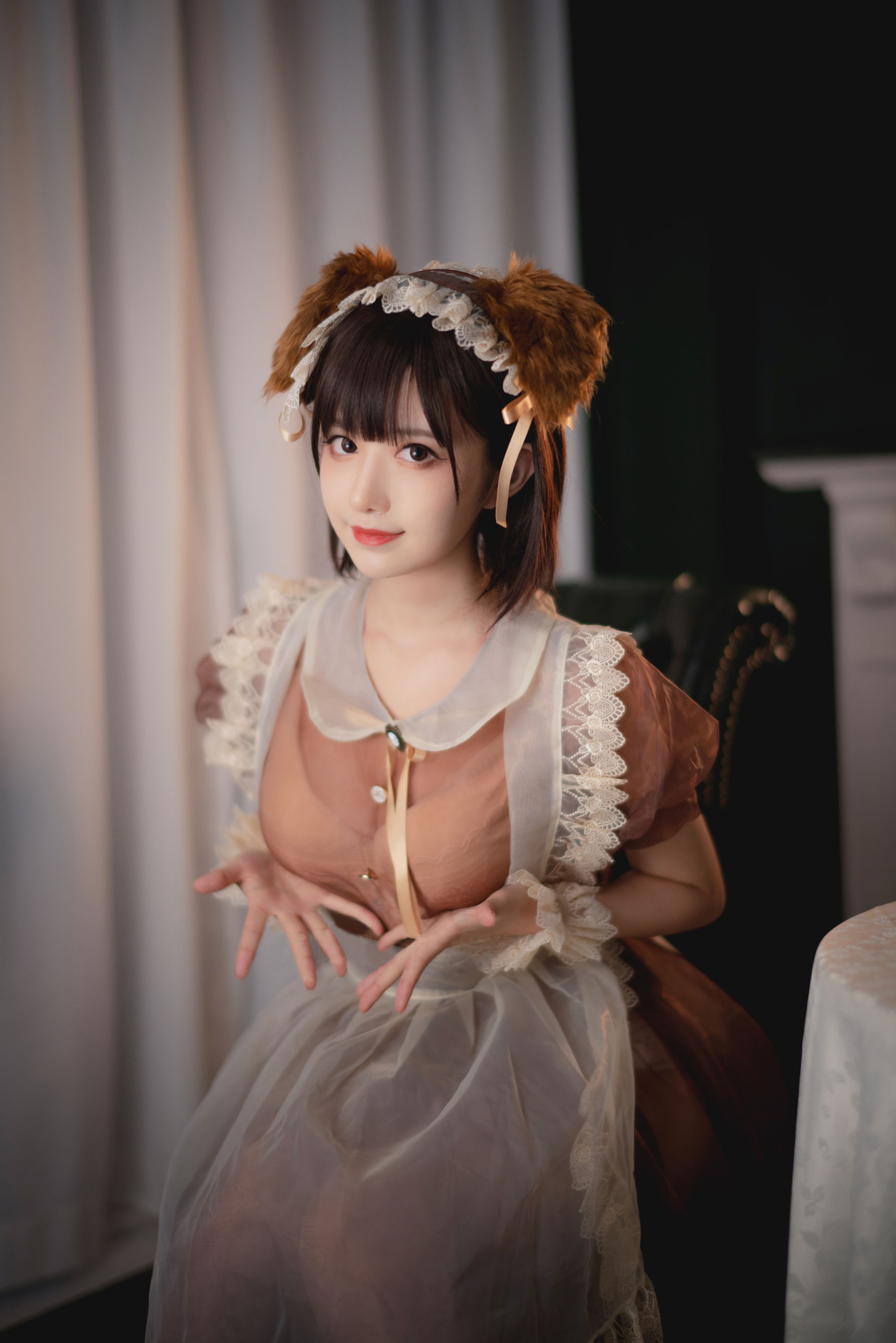 [福利COS] Shika小鹿鹿 - 透明女仆第8张