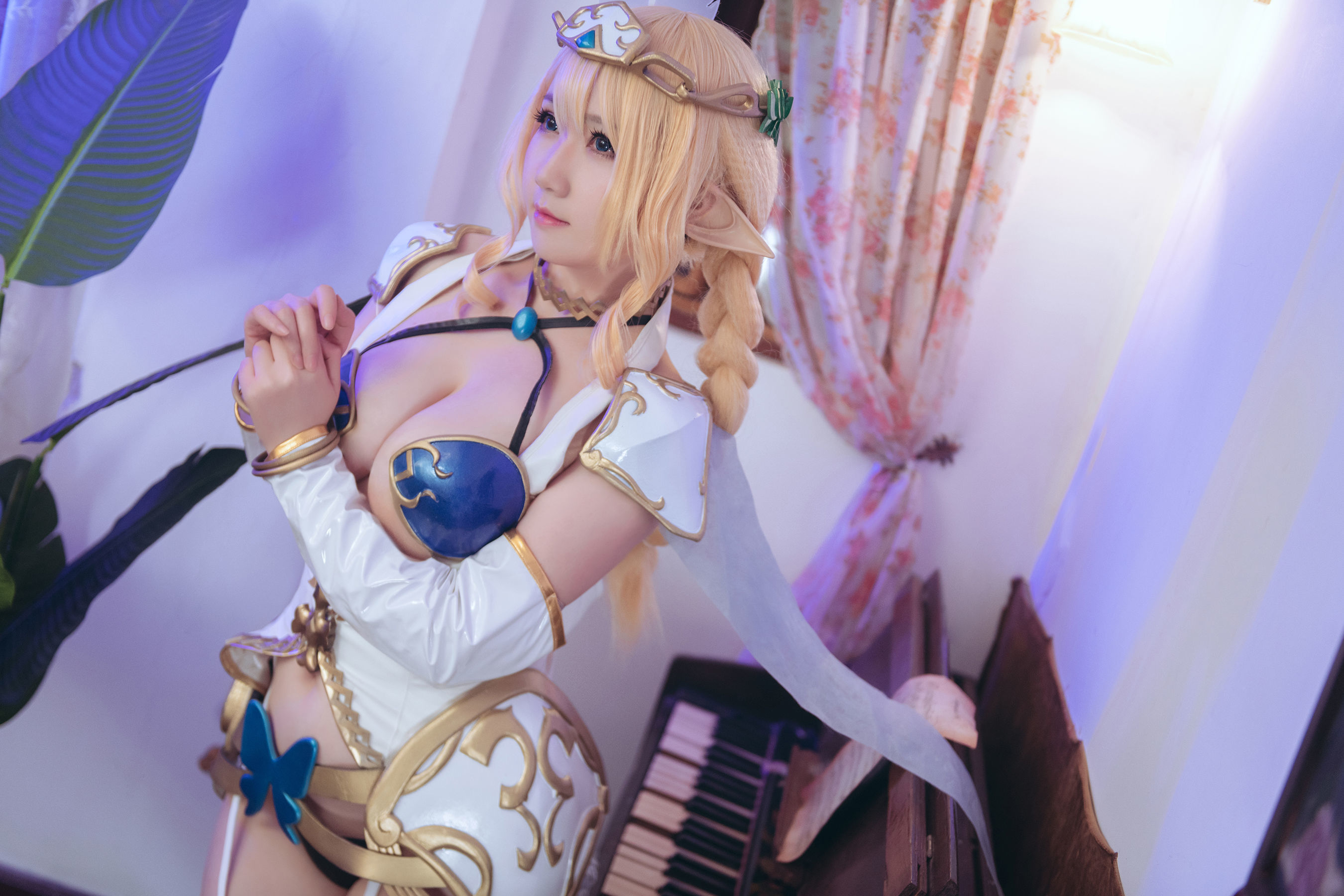 [福利COS] 微肉感萌妹是本末末 - 精灵村第5张