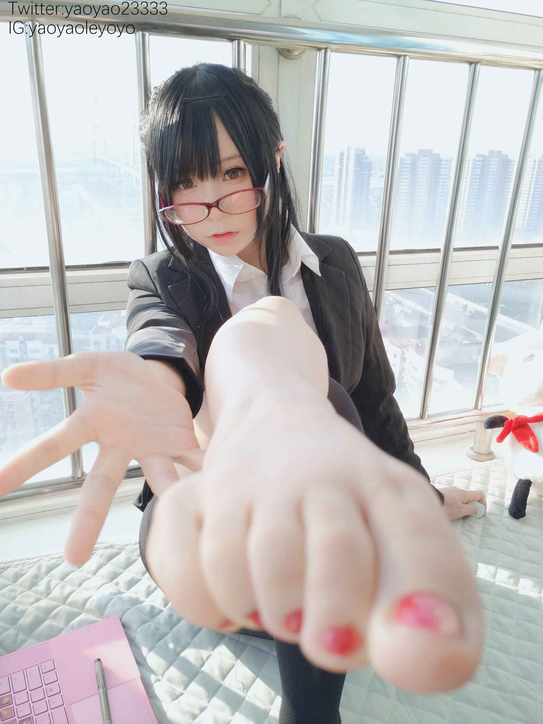 [福利COS] 萌妹子Coser摇摇乐yoyo - 补习老师第11张