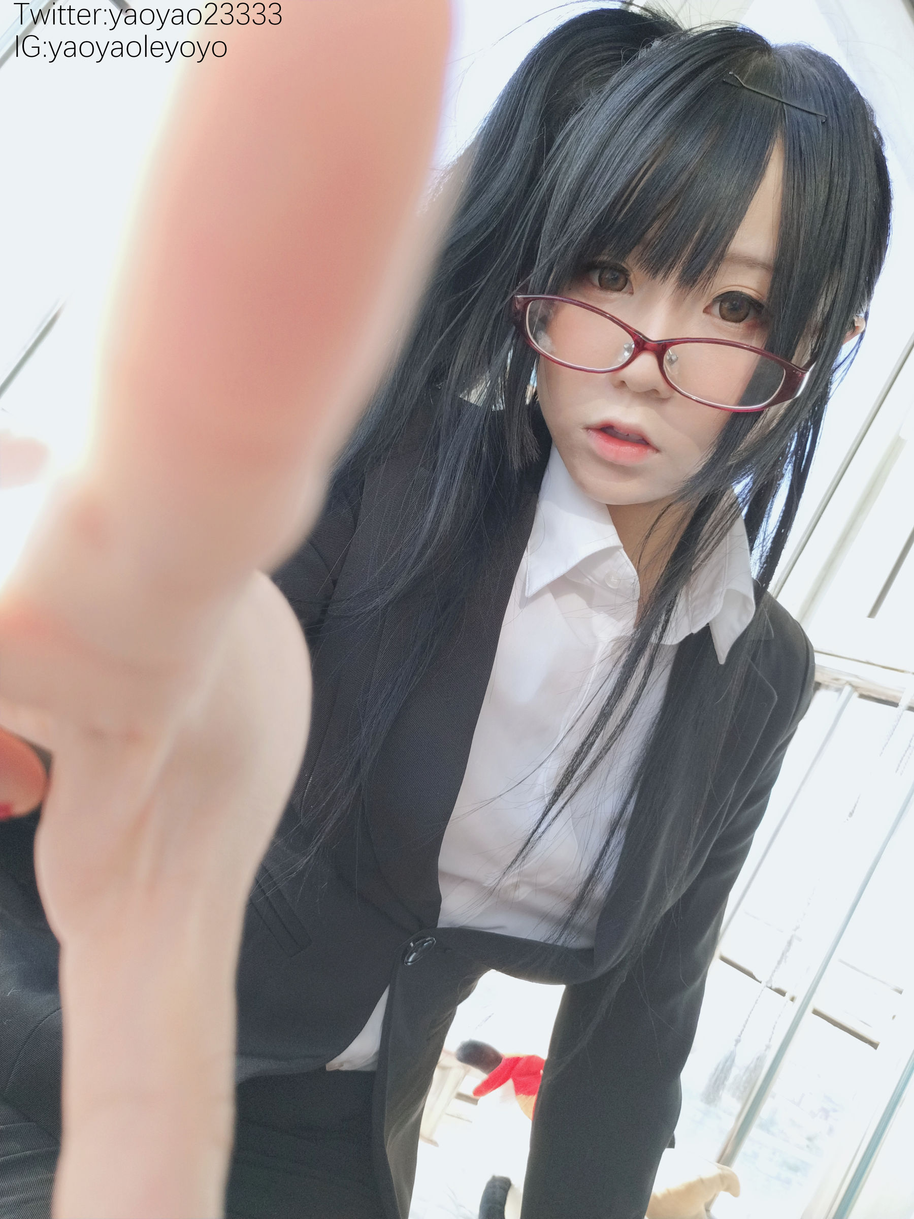 [福利COS] 萌妹子Coser摇摇乐yoyo - 补习老师第13张