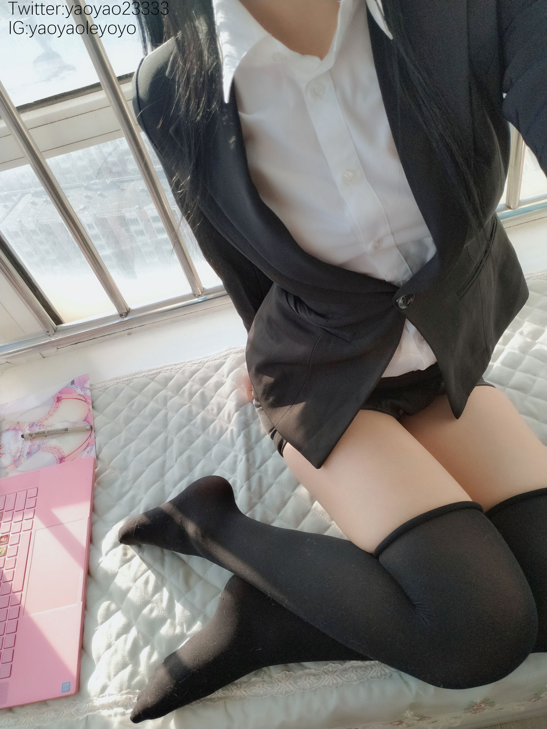 [福利COS] 萌妹子Coser摇摇乐yoyo - 补习老师第21张