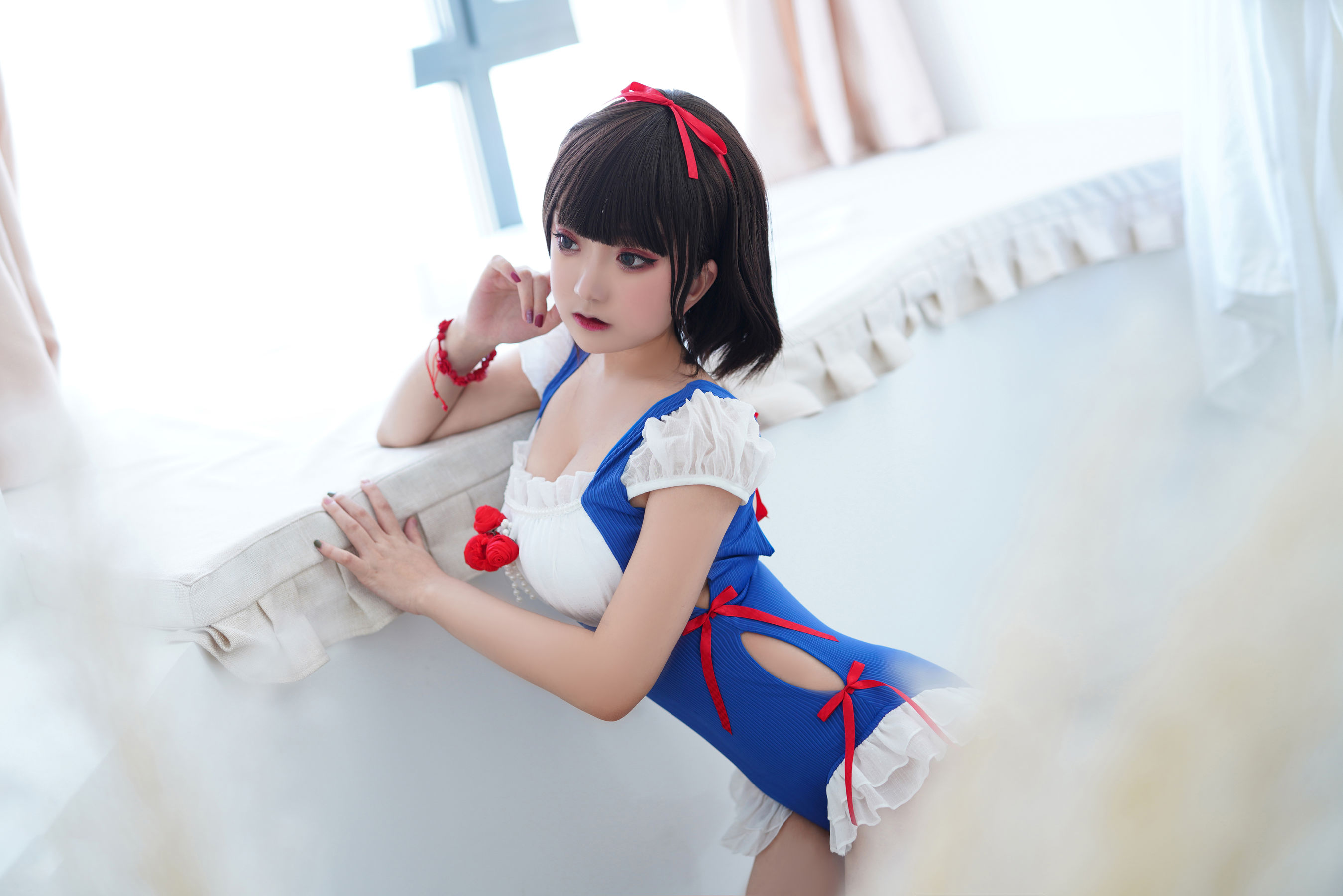 [福利COS] 动漫博主恩田直幸 - 夏日泳装 白雪姬第5张