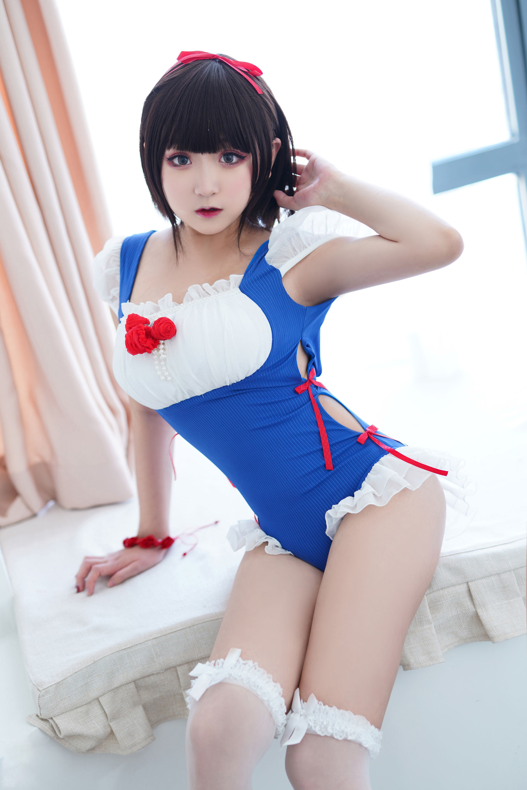 [福利COS] 动漫博主恩田直幸 - 夏日泳装 白雪姬第7张