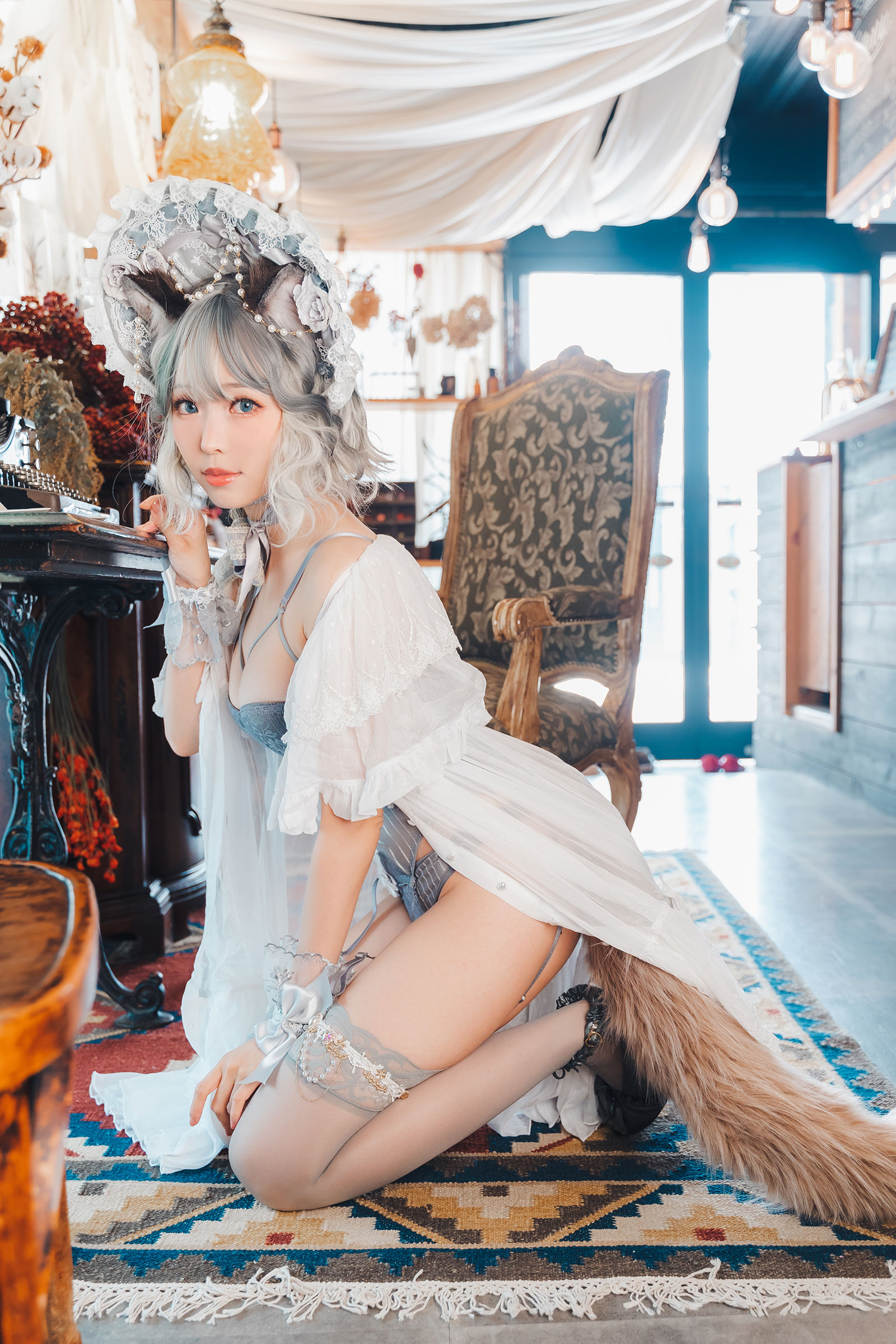 [福利COS] Ely_eee(ElyEE子) - agdoll Cat Doll 布偶貓少女人形第2张